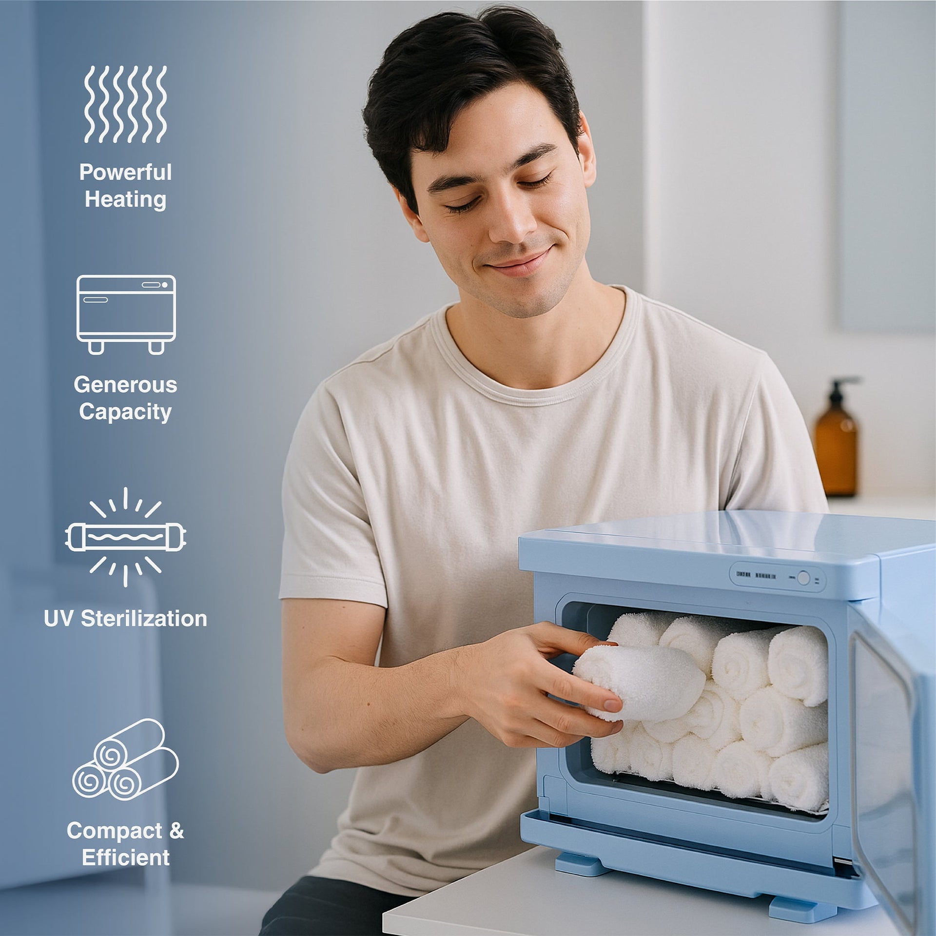 Towel Warmer with UV Sterilizer
