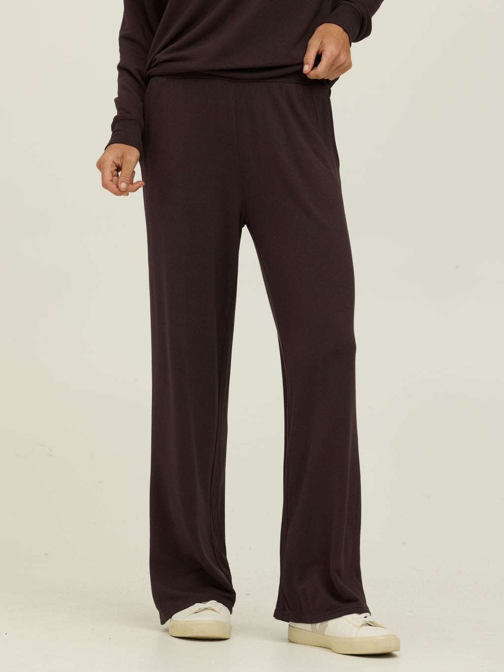 Esmeralda Feather Fleece Wide Leg Pant