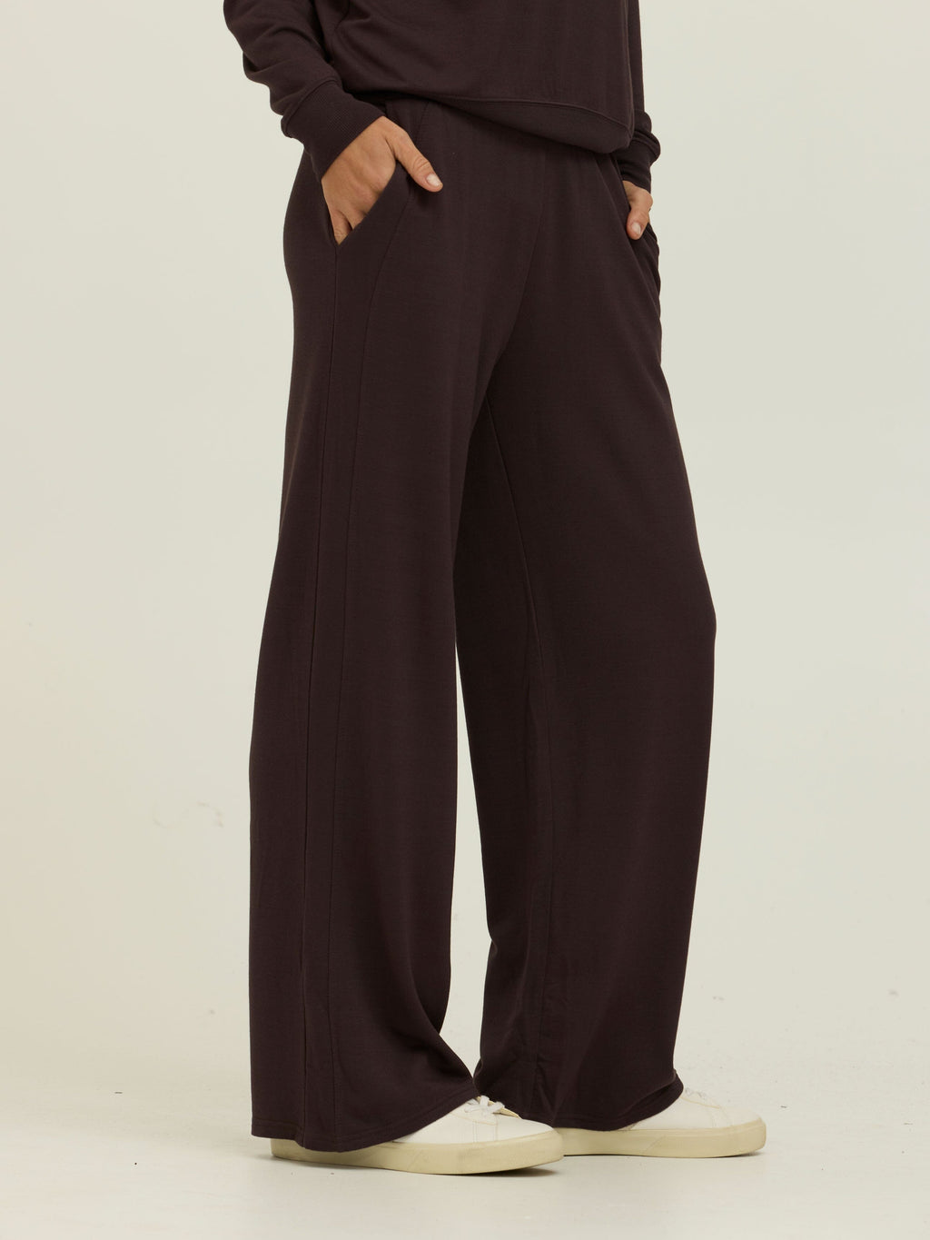 Esmeralda Feather Fleece Wide Leg Pant