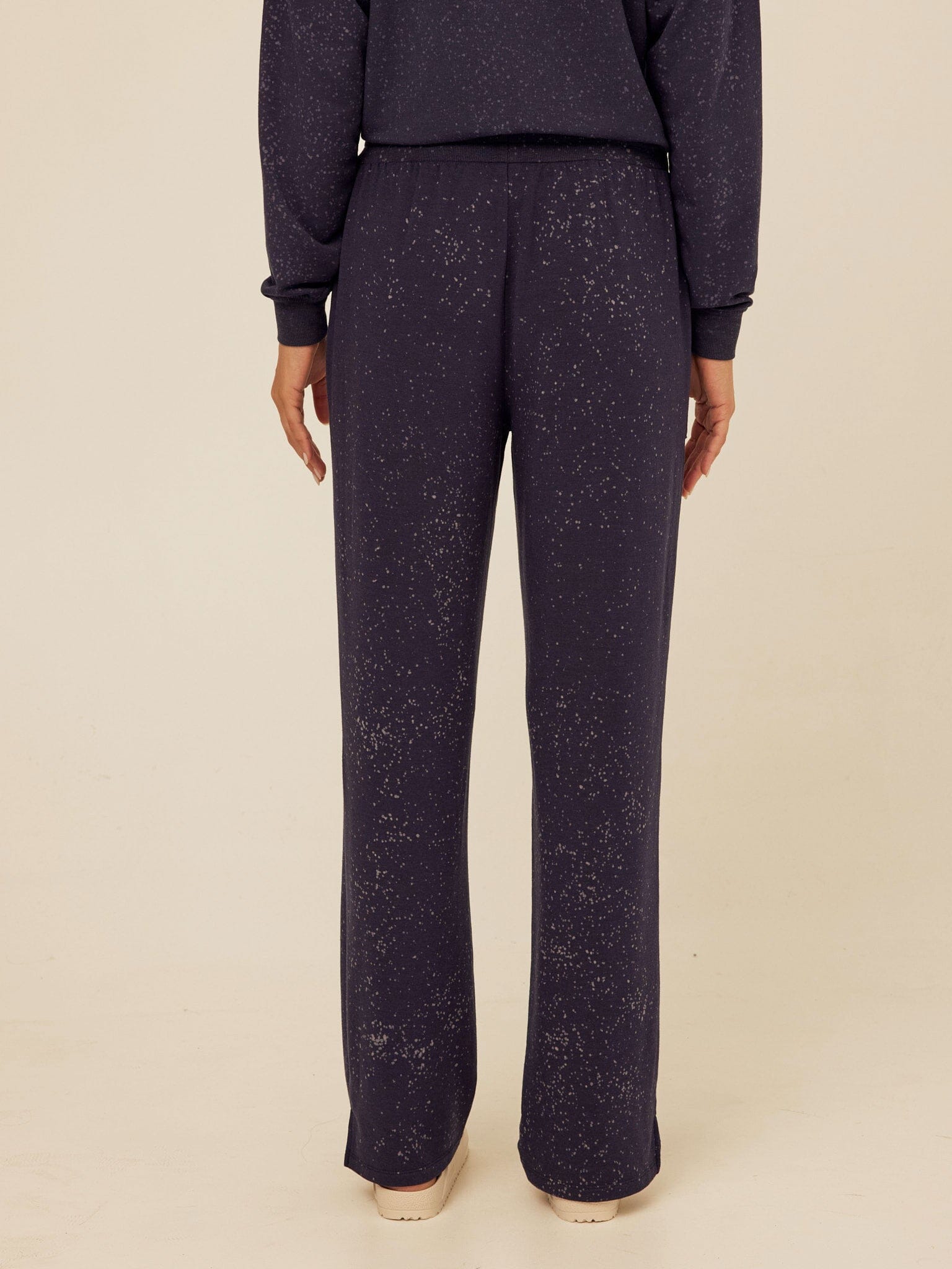 Theresa Spray Wash Modal Terry Straight Leg Pant