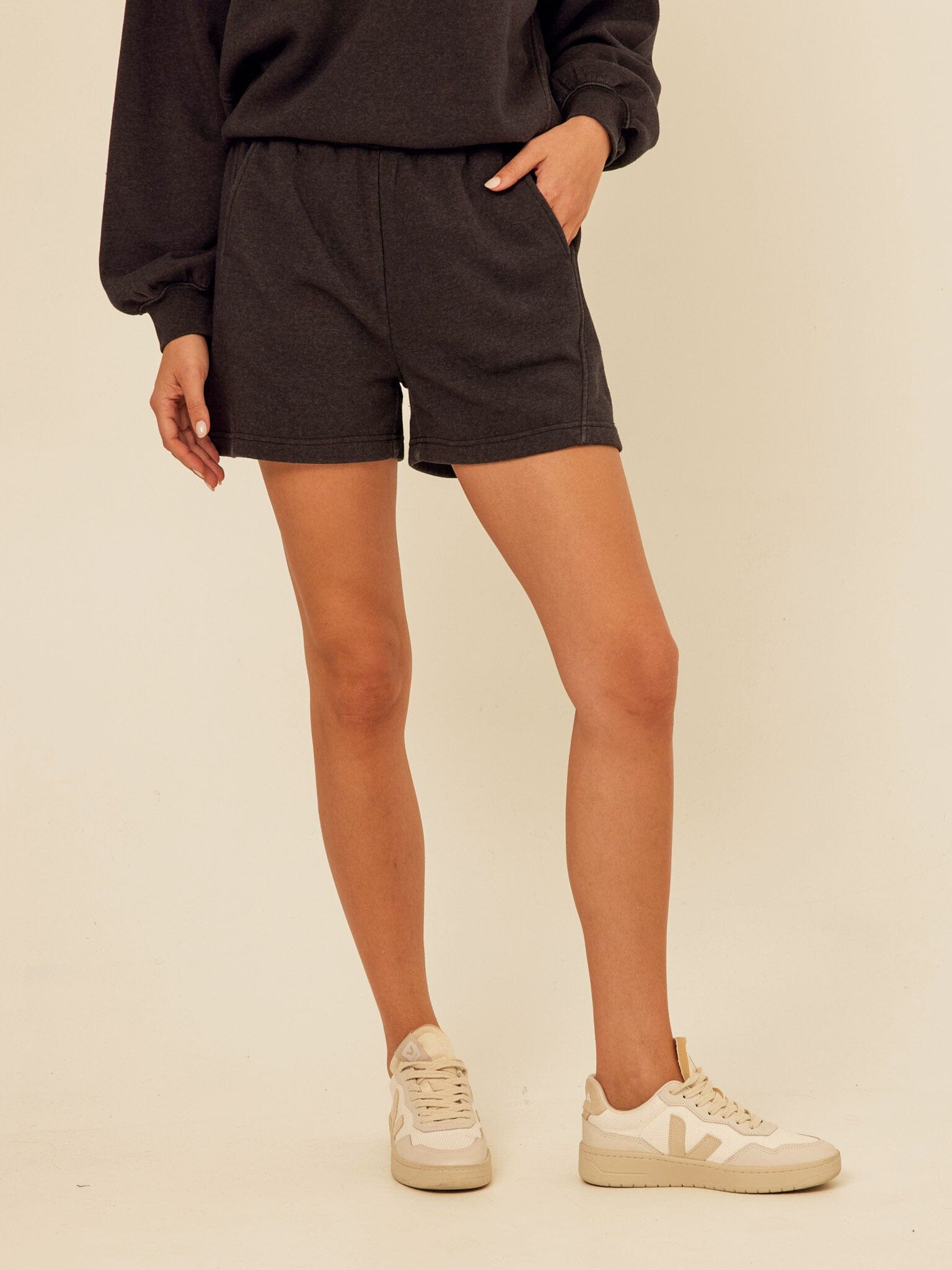 Chantel Mineral Wash Fleece Short