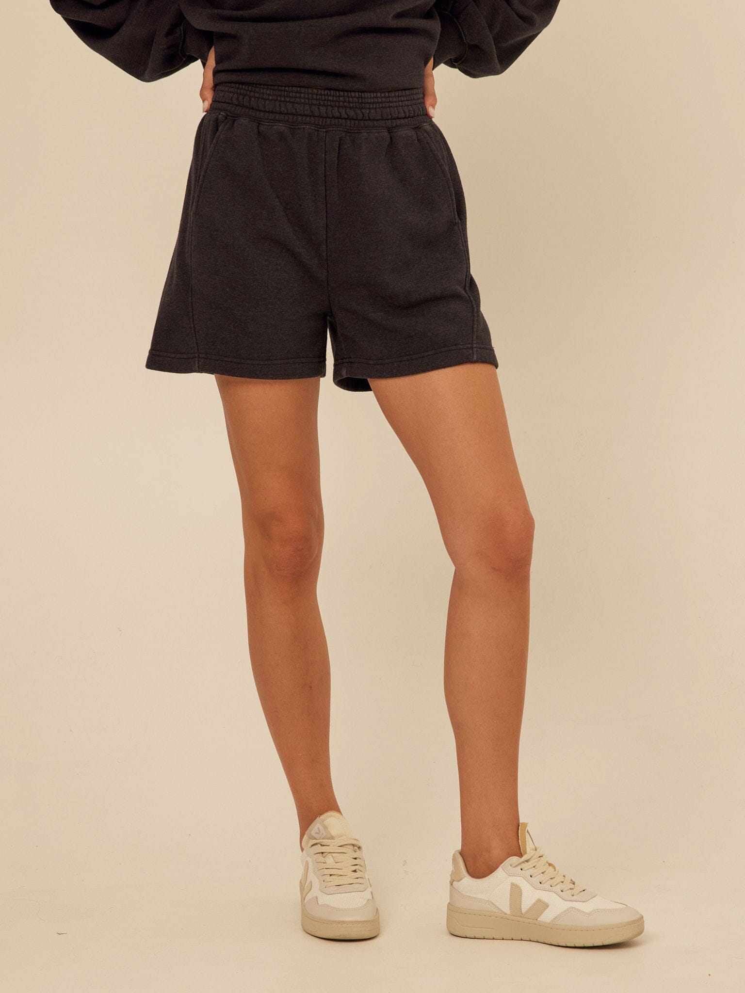 Chantel Mineral Wash Fleece Short