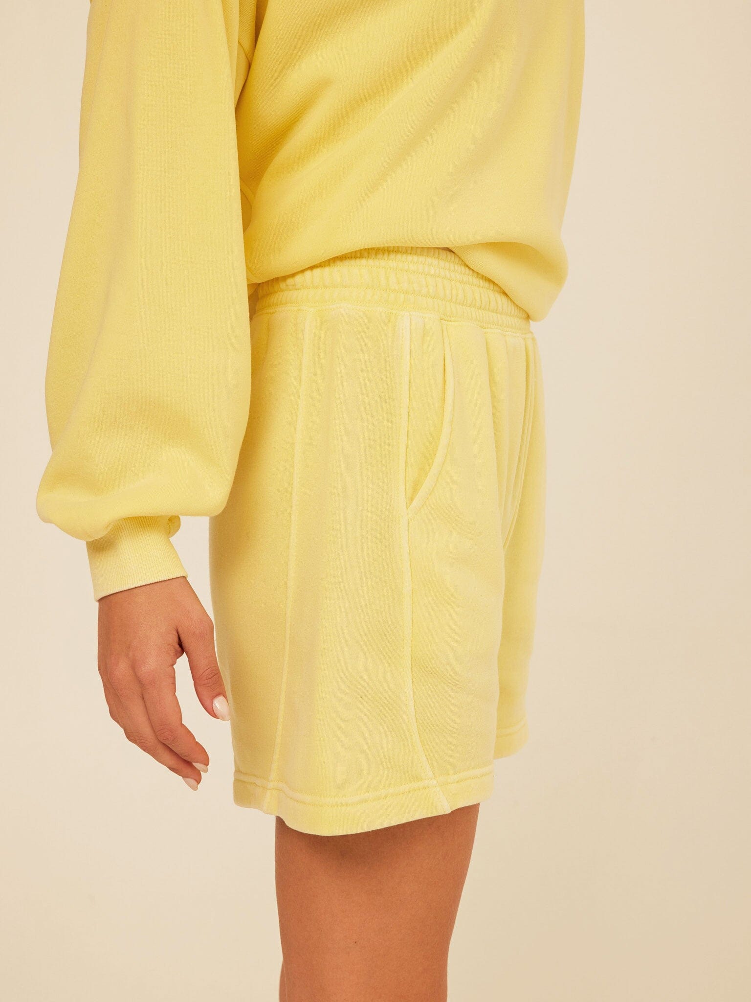 Chantel Mineral Wash Fleece Short