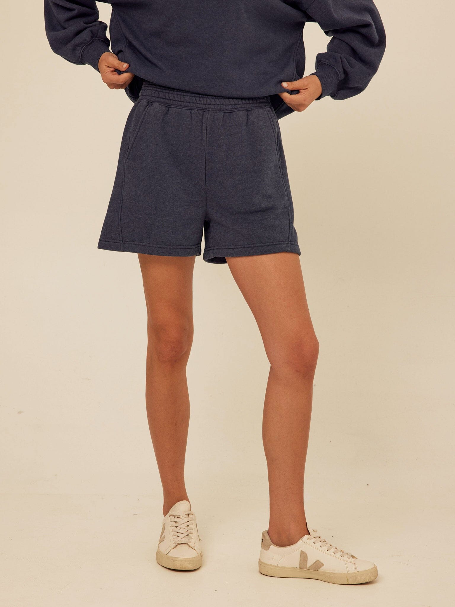 Chantel Mineral Wash Fleece Short