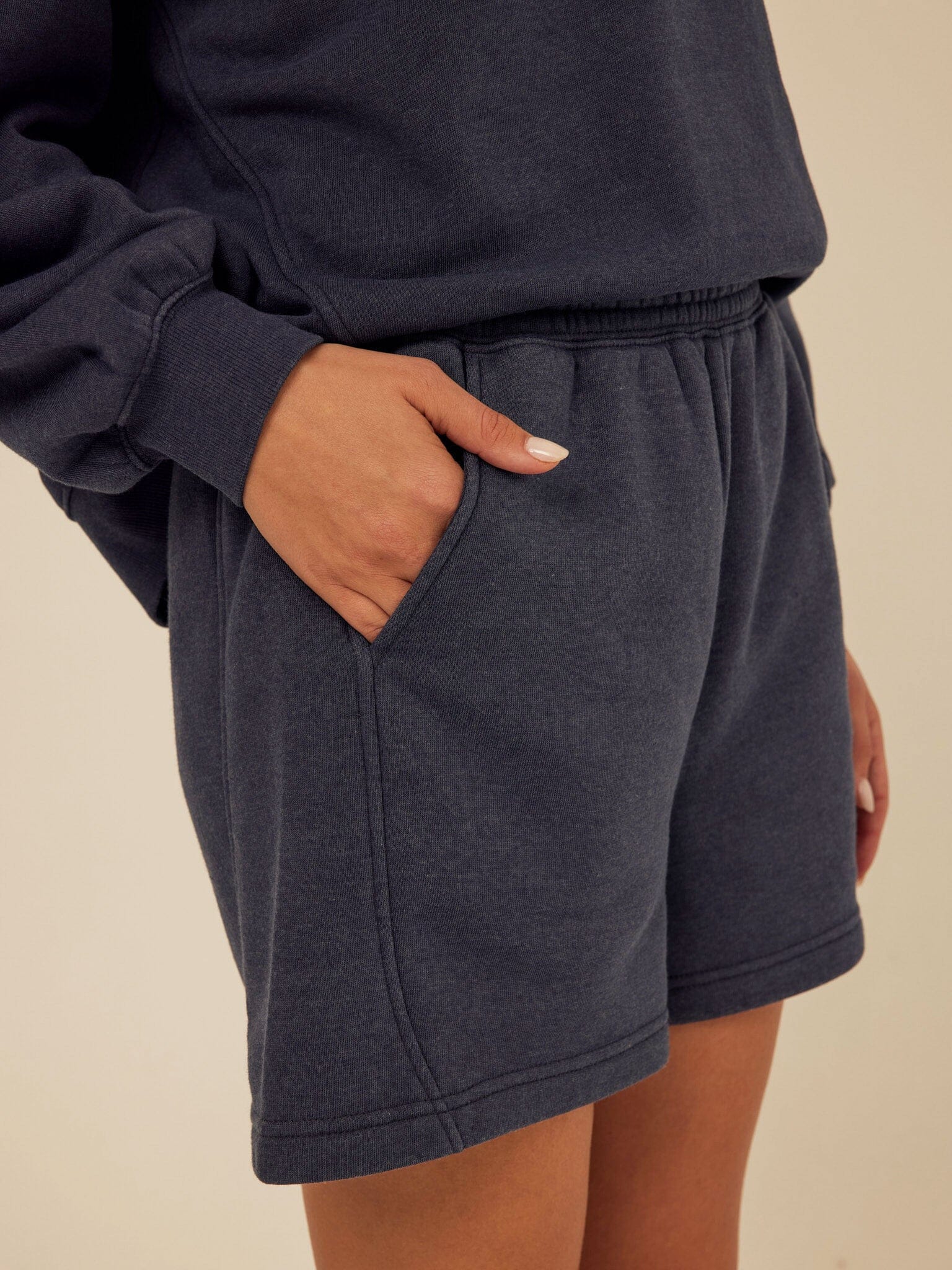 Chantel Mineral Wash Fleece Short