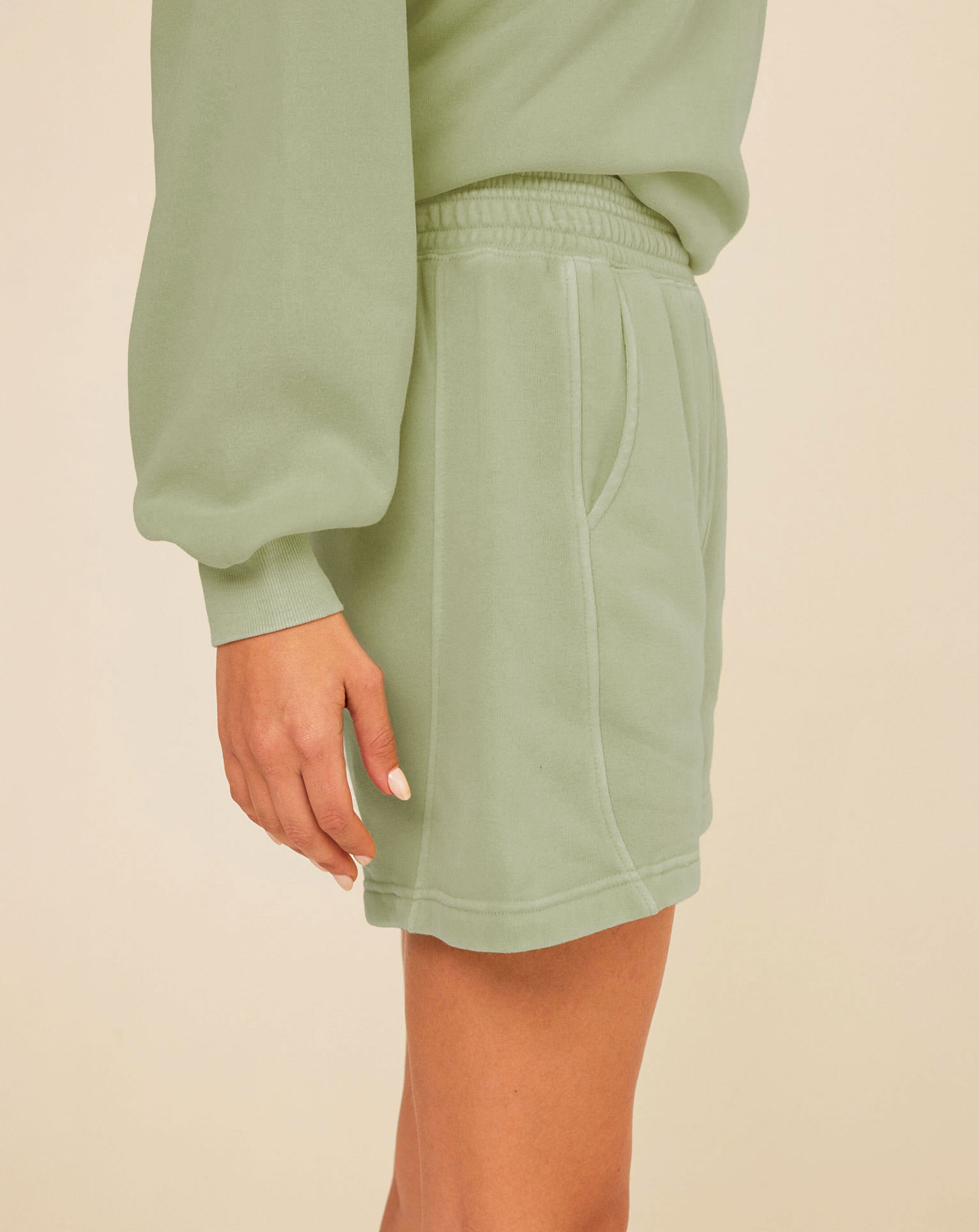 Chantel Mineral Wash Fleece Short