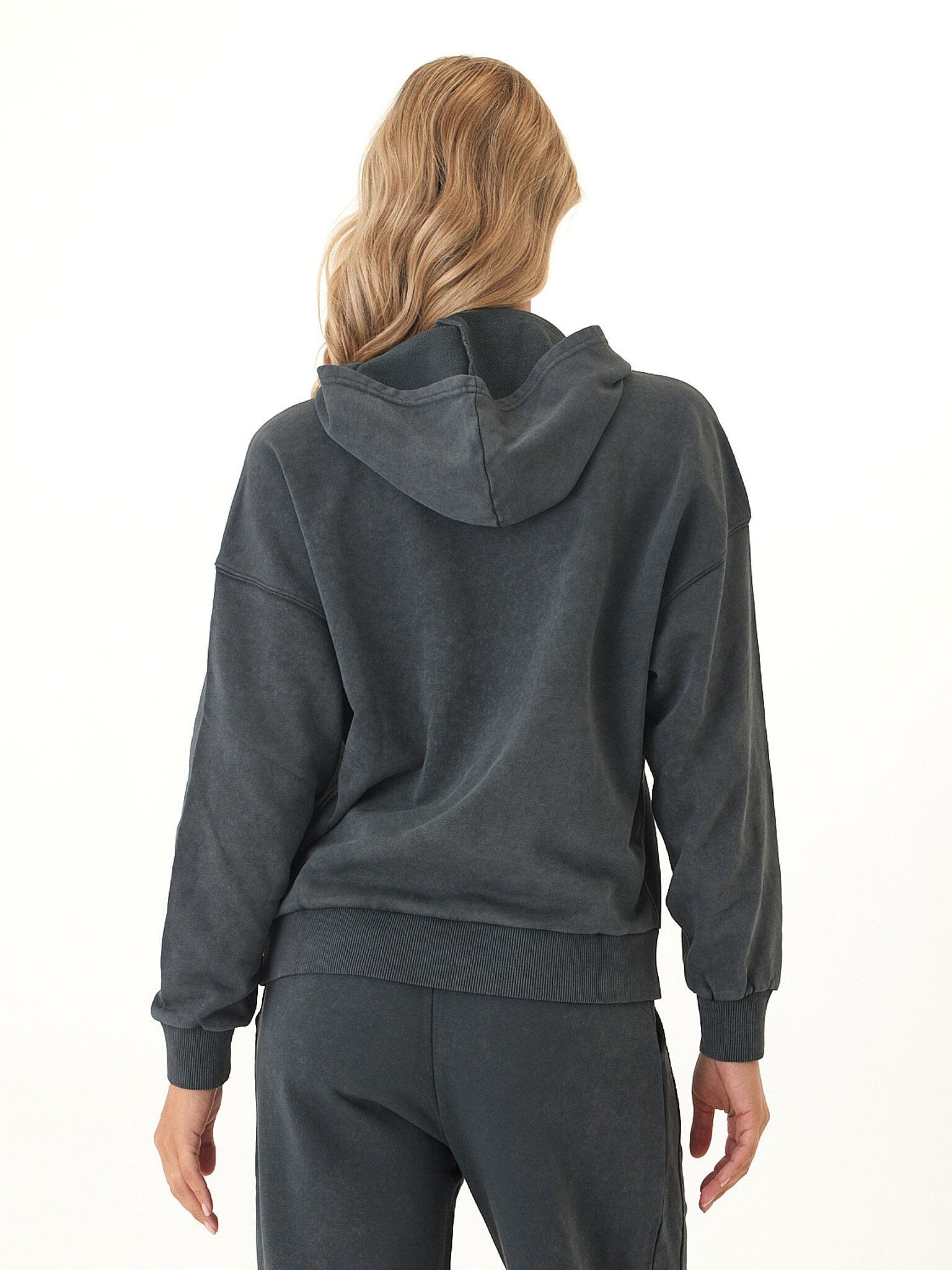 Tanya Mineral Wash Cotton Terry Pullover Hoodie