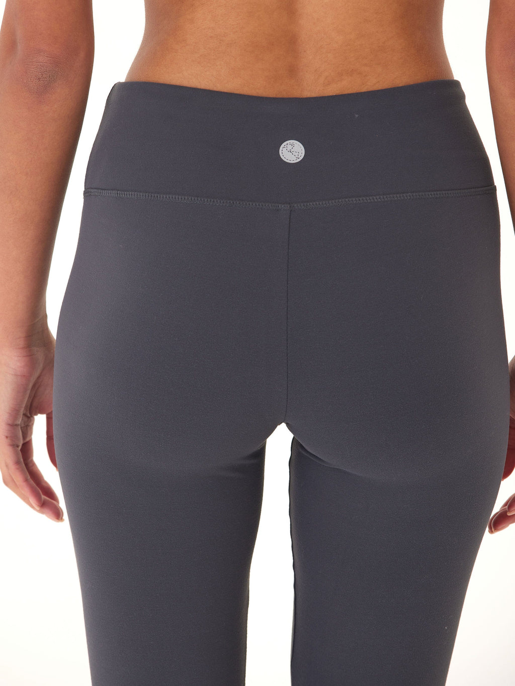 Monica Mid Rise Full Length Legging 26-inch in Charcoal Grey