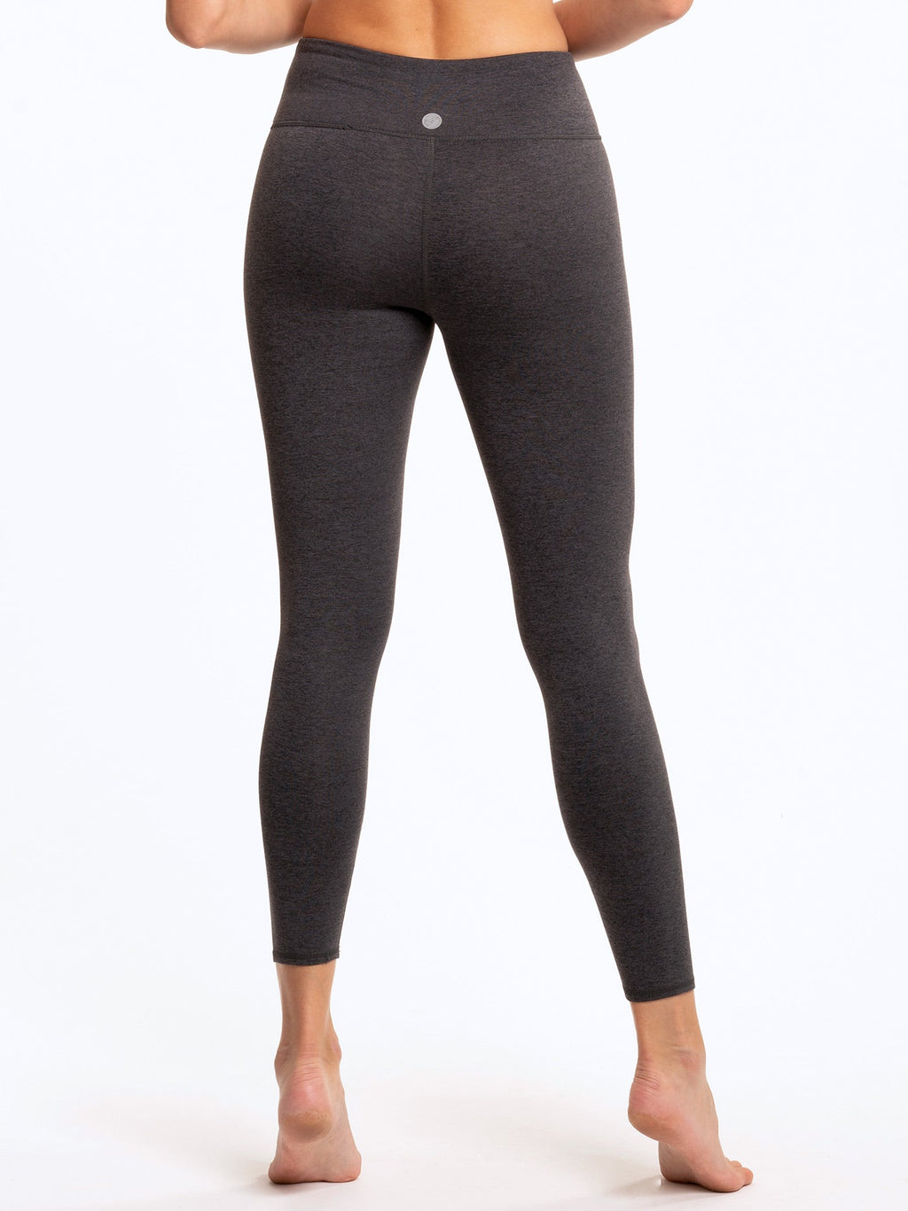 Comfort Fit High-Rise Ankle Legging in Charcoal Grey