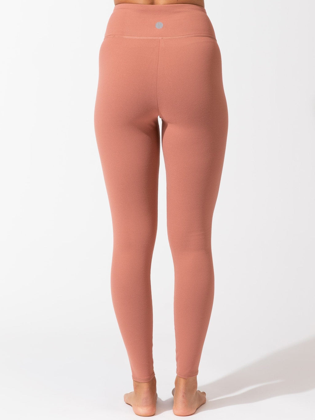 Comfort Fit High-Rise Full Length Leggings Dusty-Rose