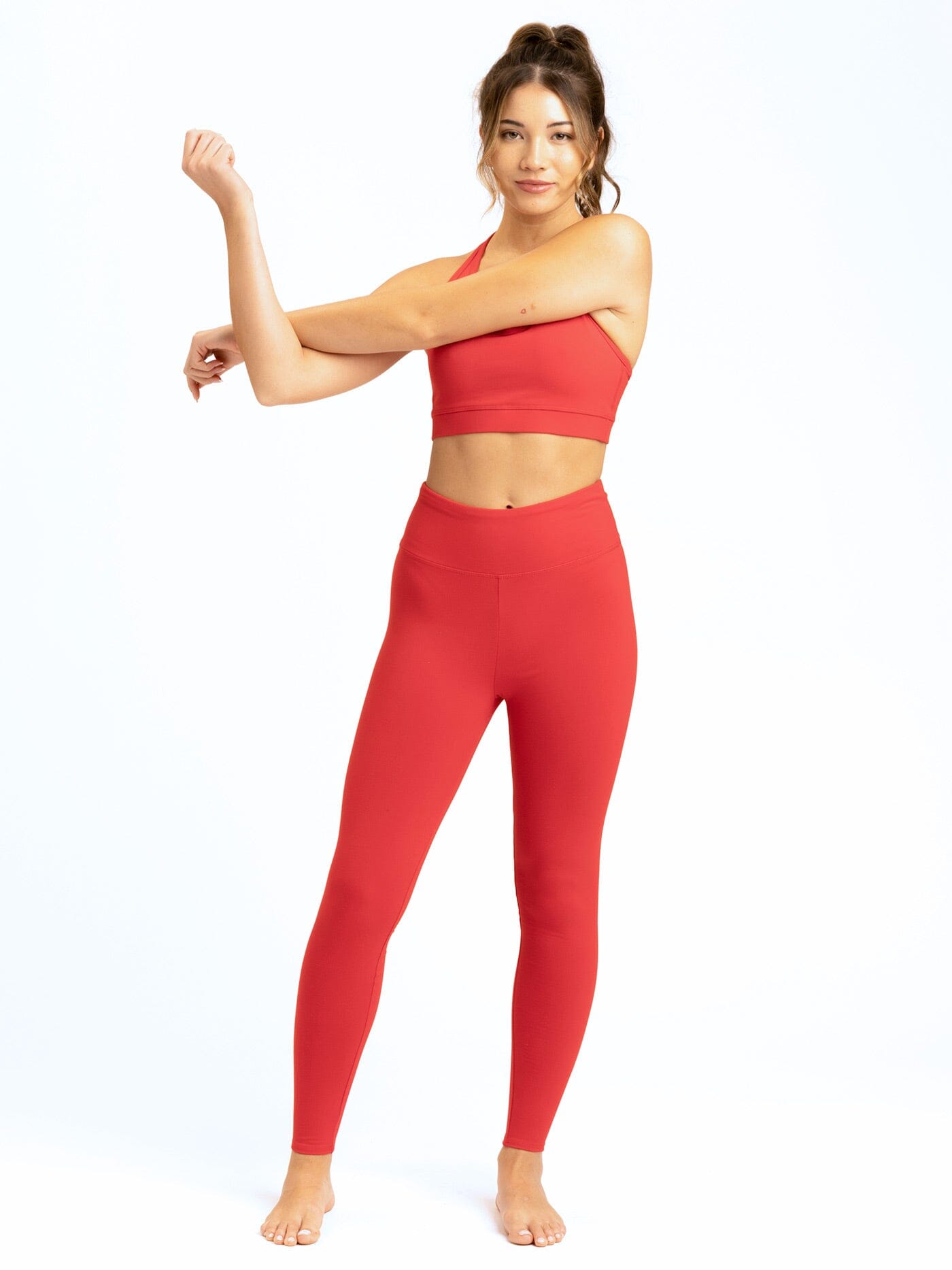 High-Rise Full Length Stretch Leggings for Everyday Versatility