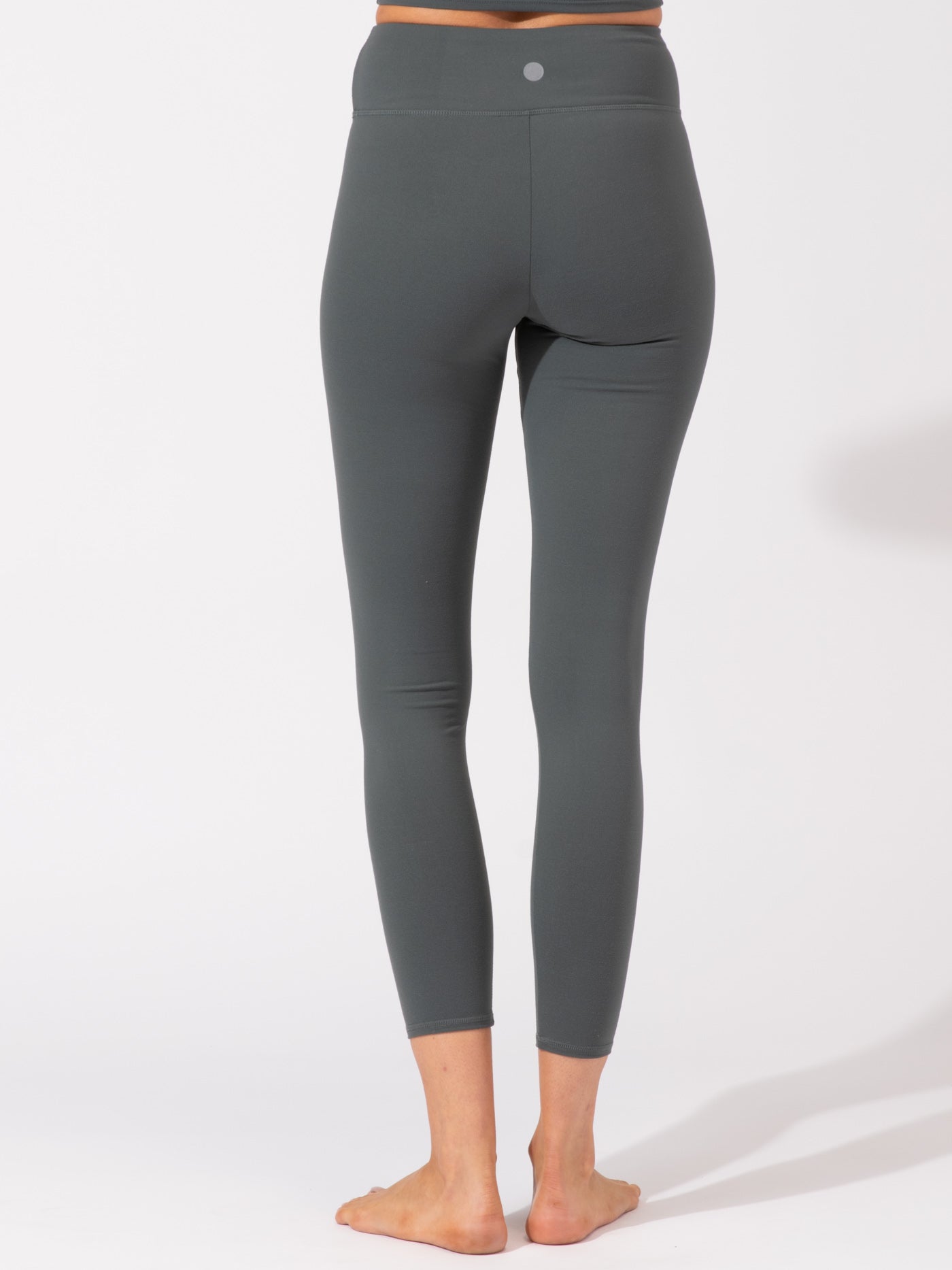 Comfort Fit Full Length Leggings for Women in Charcoal Grey