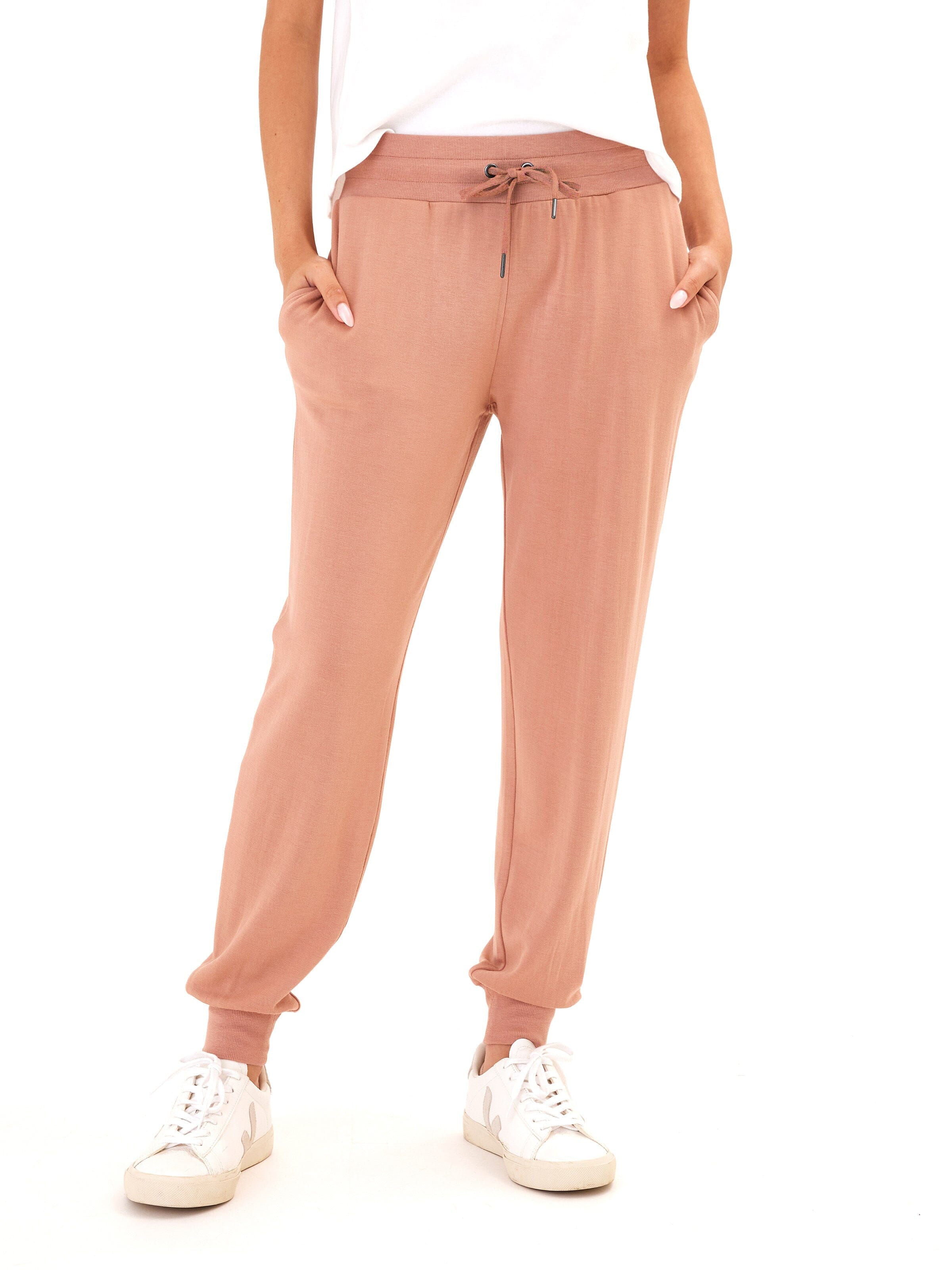 Women's Core Feather Fleece Jogger - Dusty Rose Relaxed Fit Pant