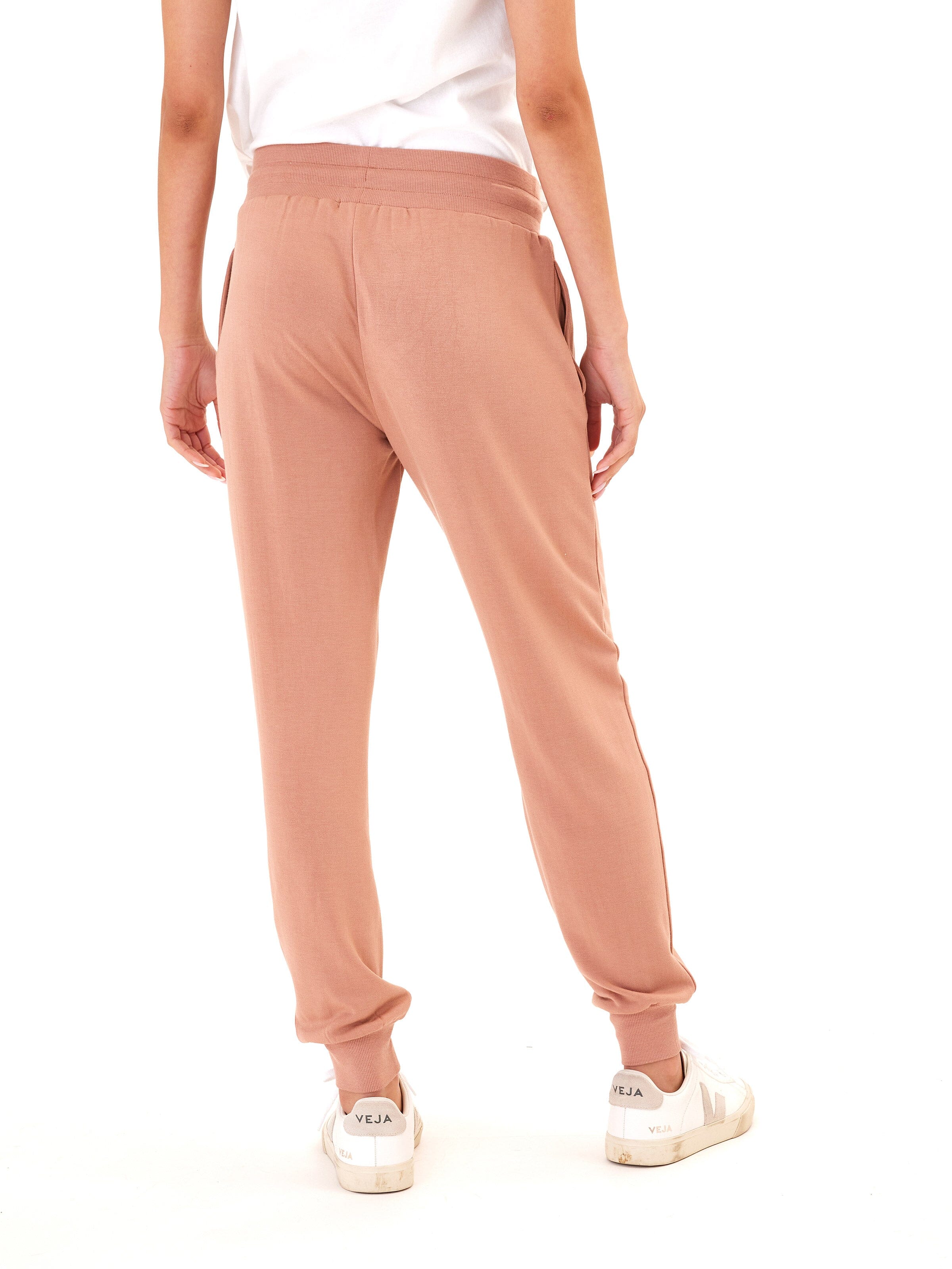 Women's Core Feather Fleece Jogger - Dusty Rose Relaxed Fit Pant