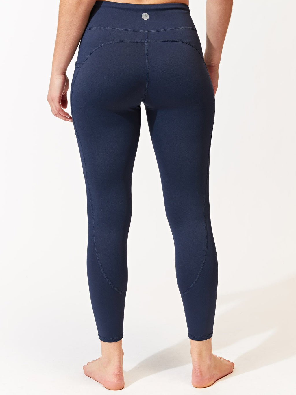 Rita High Rise 7/8 Sport Legging with Pockets in Navy