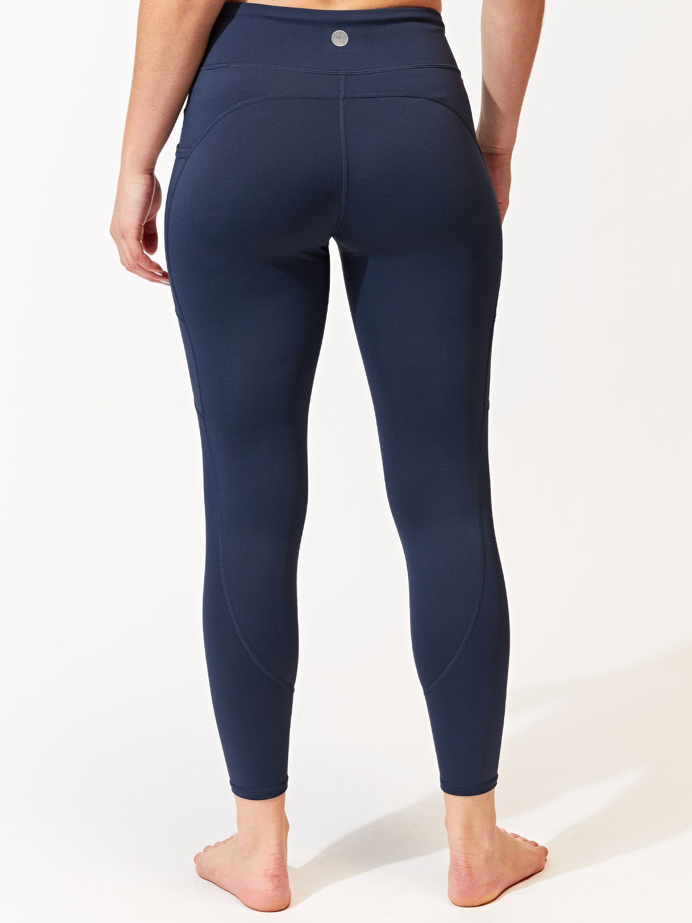 Rita High Rise 7/8 Sport Legging with Pockets in Navy