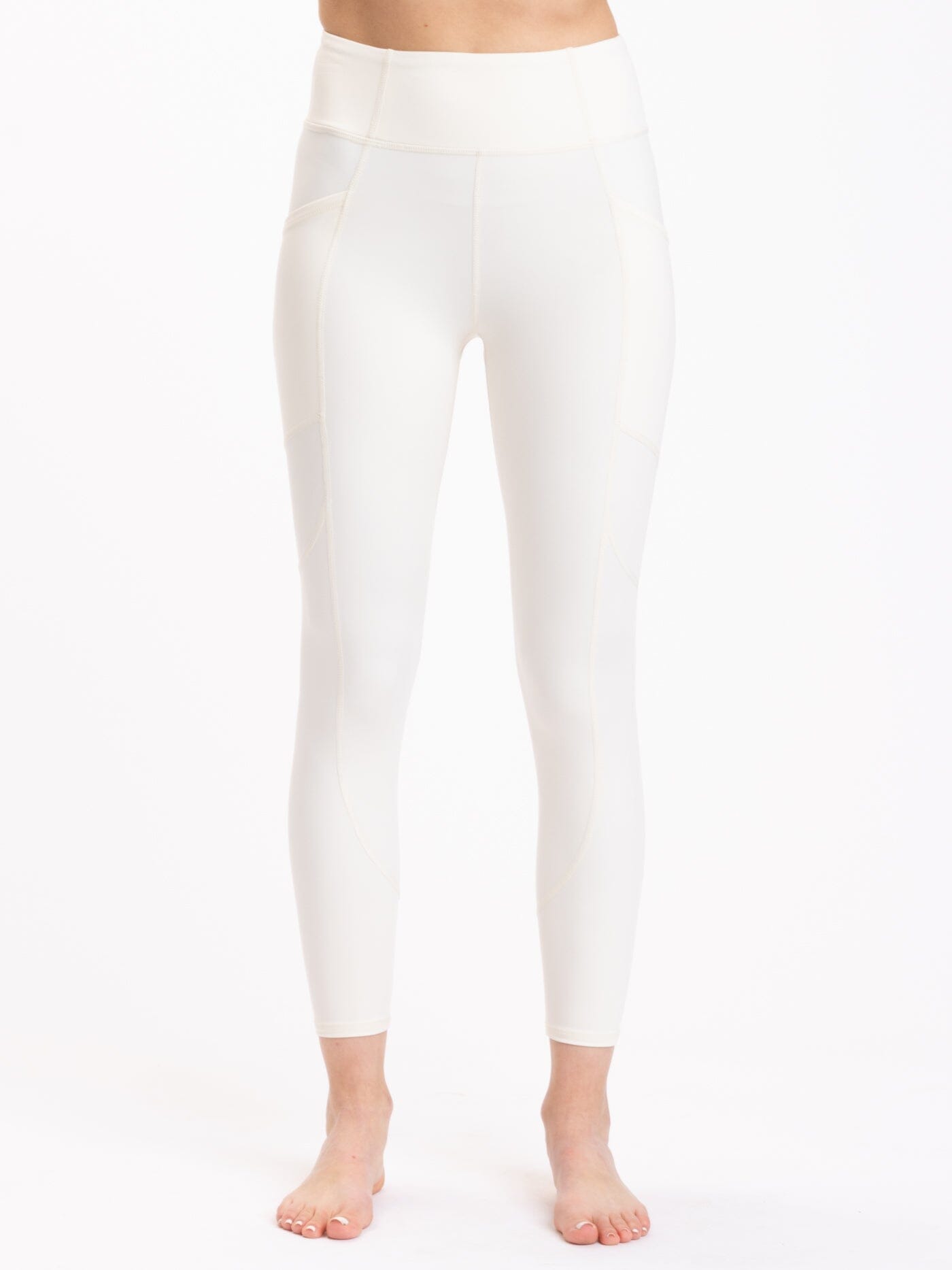 Rita 24-inch high rise athletic leggings with side pockets in eco-performance fabric
