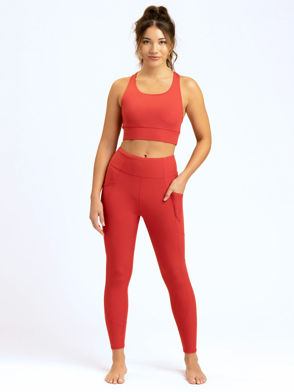 Rita High Rise 7/8 Sport Legging with Pockets 24-Inch Inseam