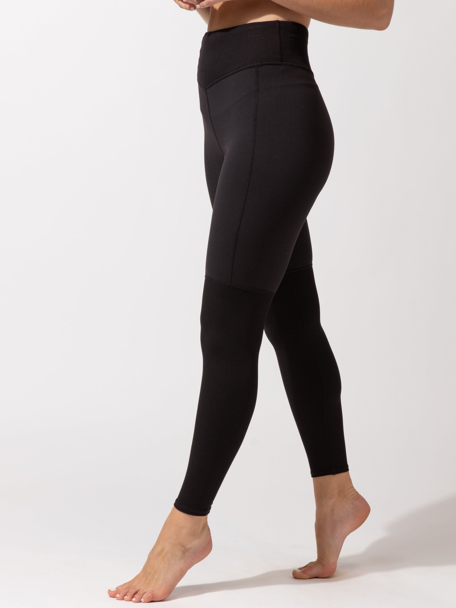 Mikayla Full-Length Women's Leggings in Black