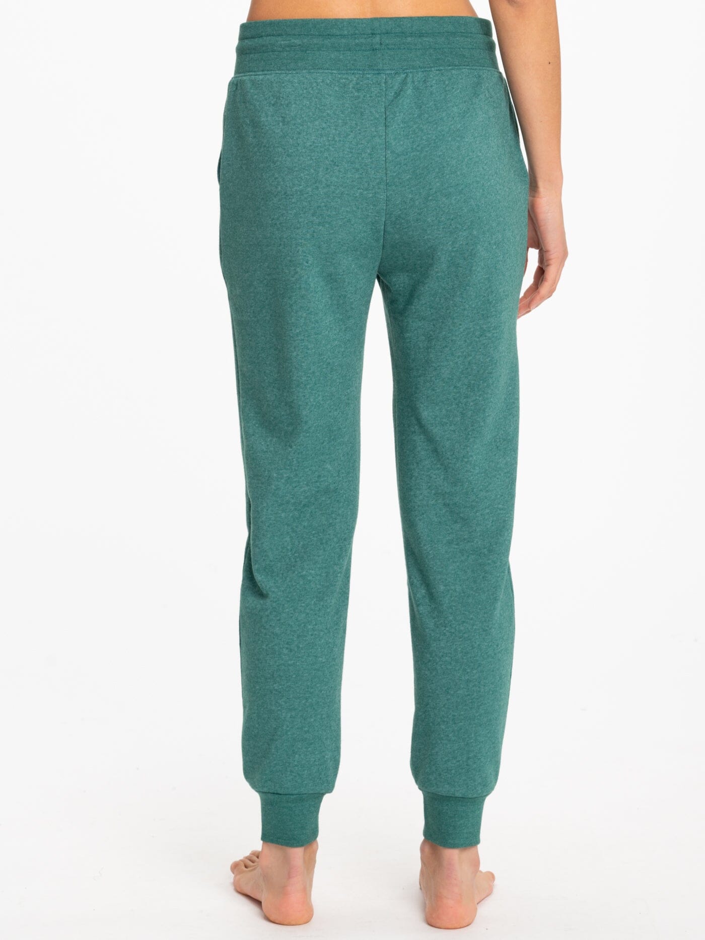 Women's Slim Fit Triblend Jogger - Mid Rise Ankle Length Lounge Pant
