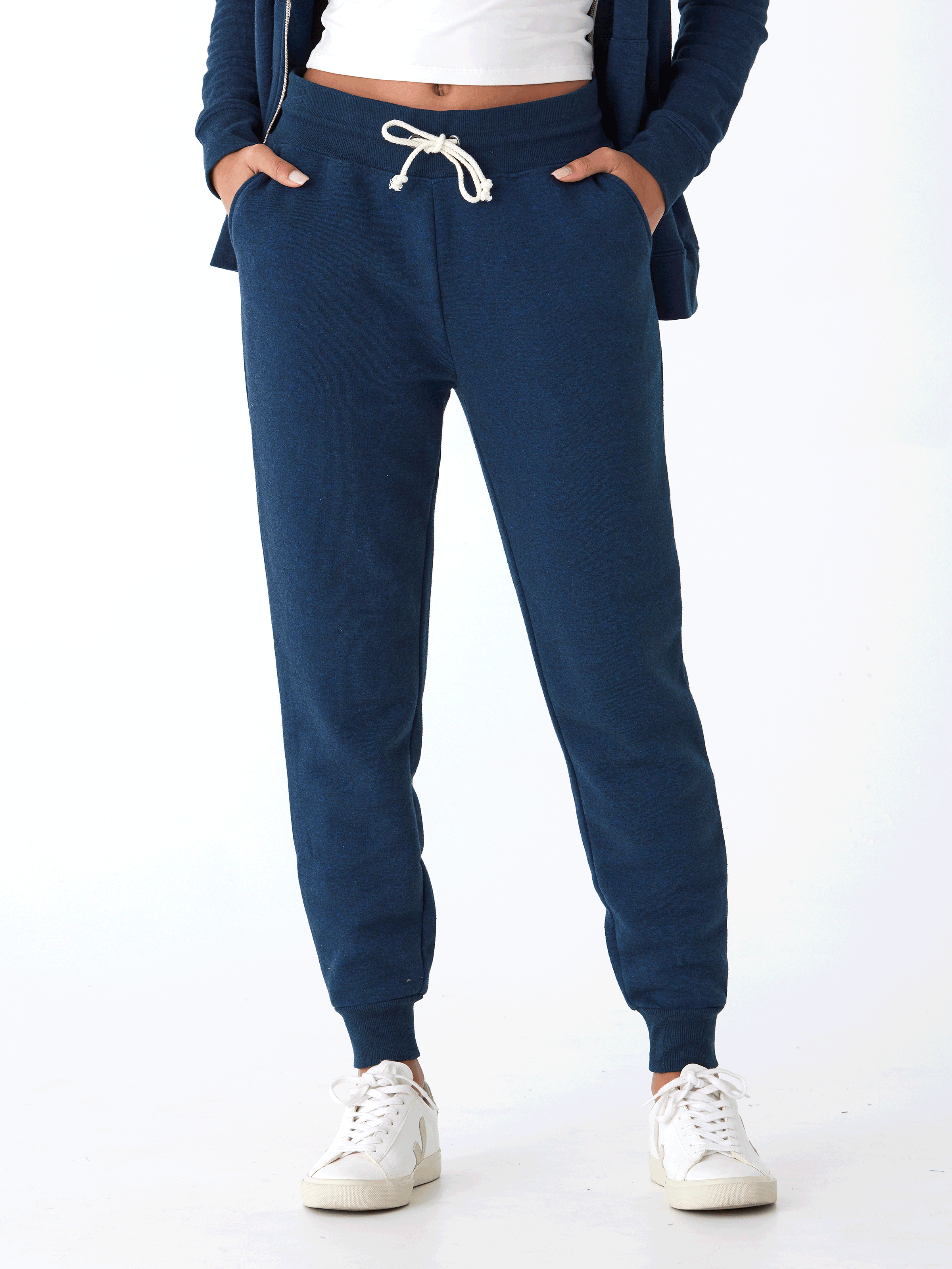 Slim Fit Triblend Jogger - Women's Casual Fleece Lounge Pants