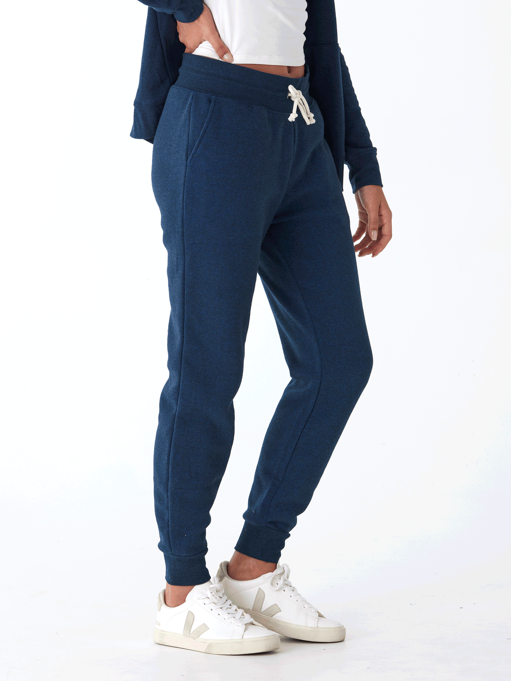 Slim Fit Triblend Jogger - Women's Casual Fleece Lounge Pants