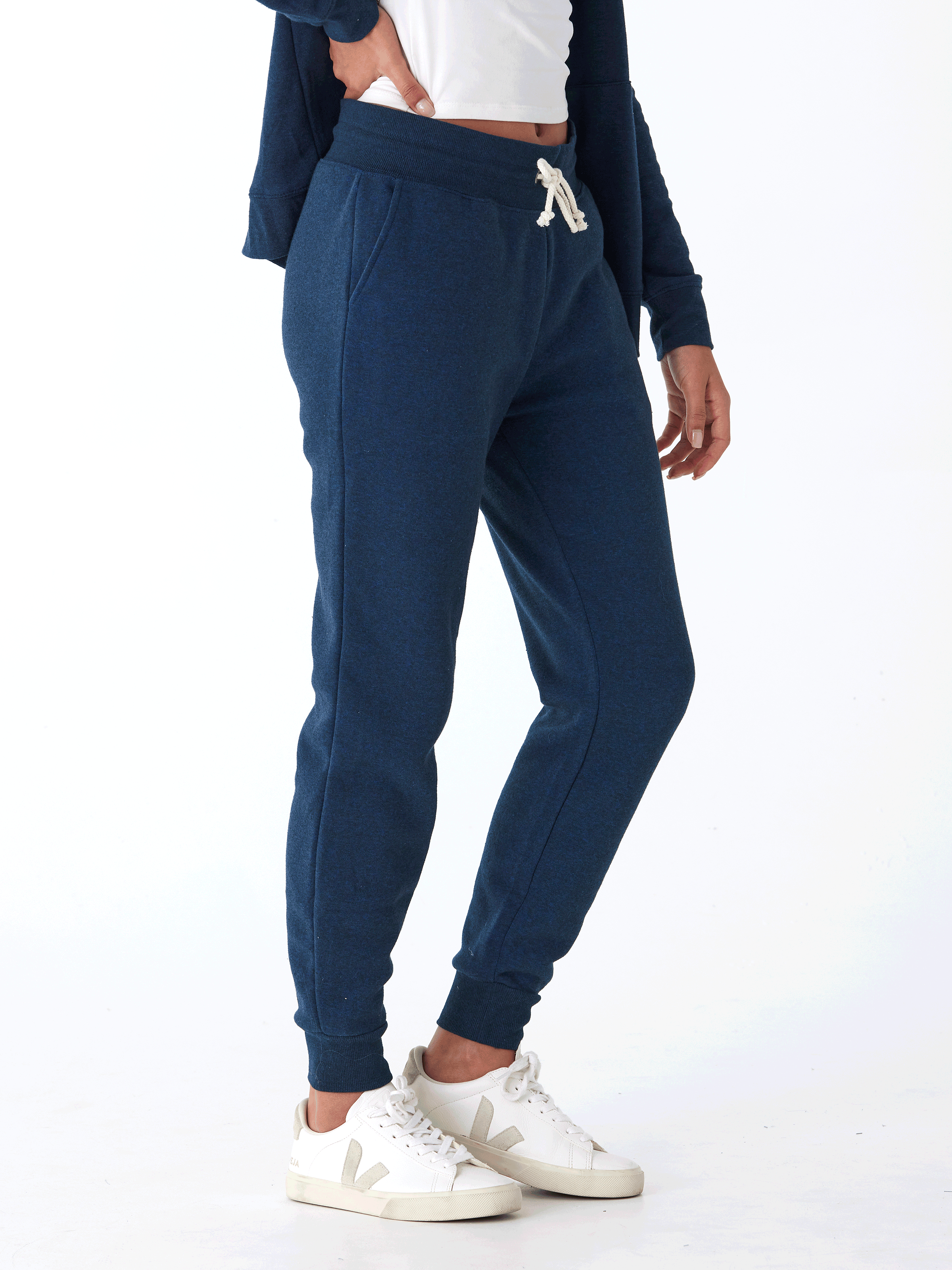 Slim Fit Triblend Jogger - Women's Casual Fleece Lounge Pants