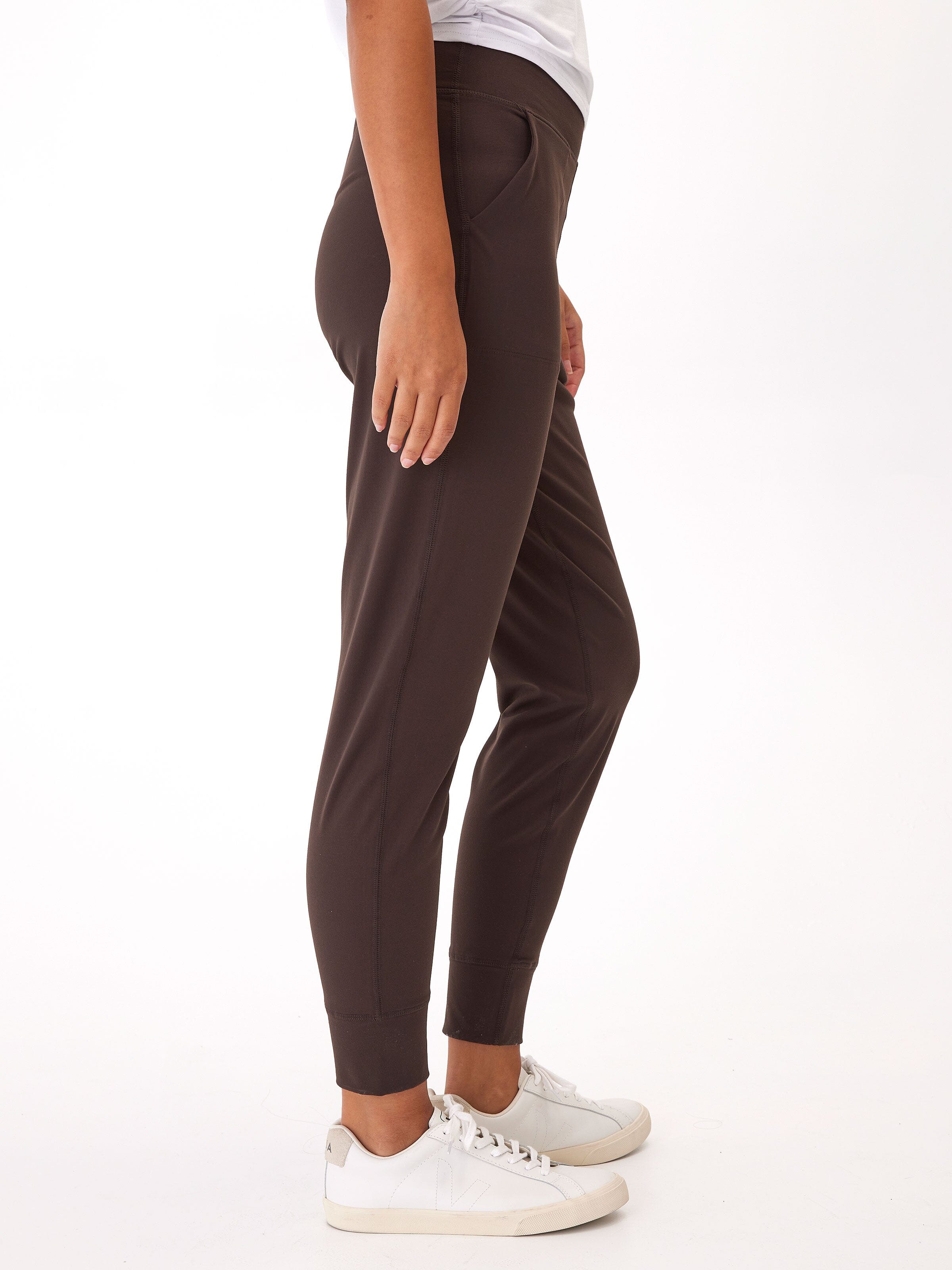 Lydia Jogger: Comfortable Performance Jersey Pant with Pockets
