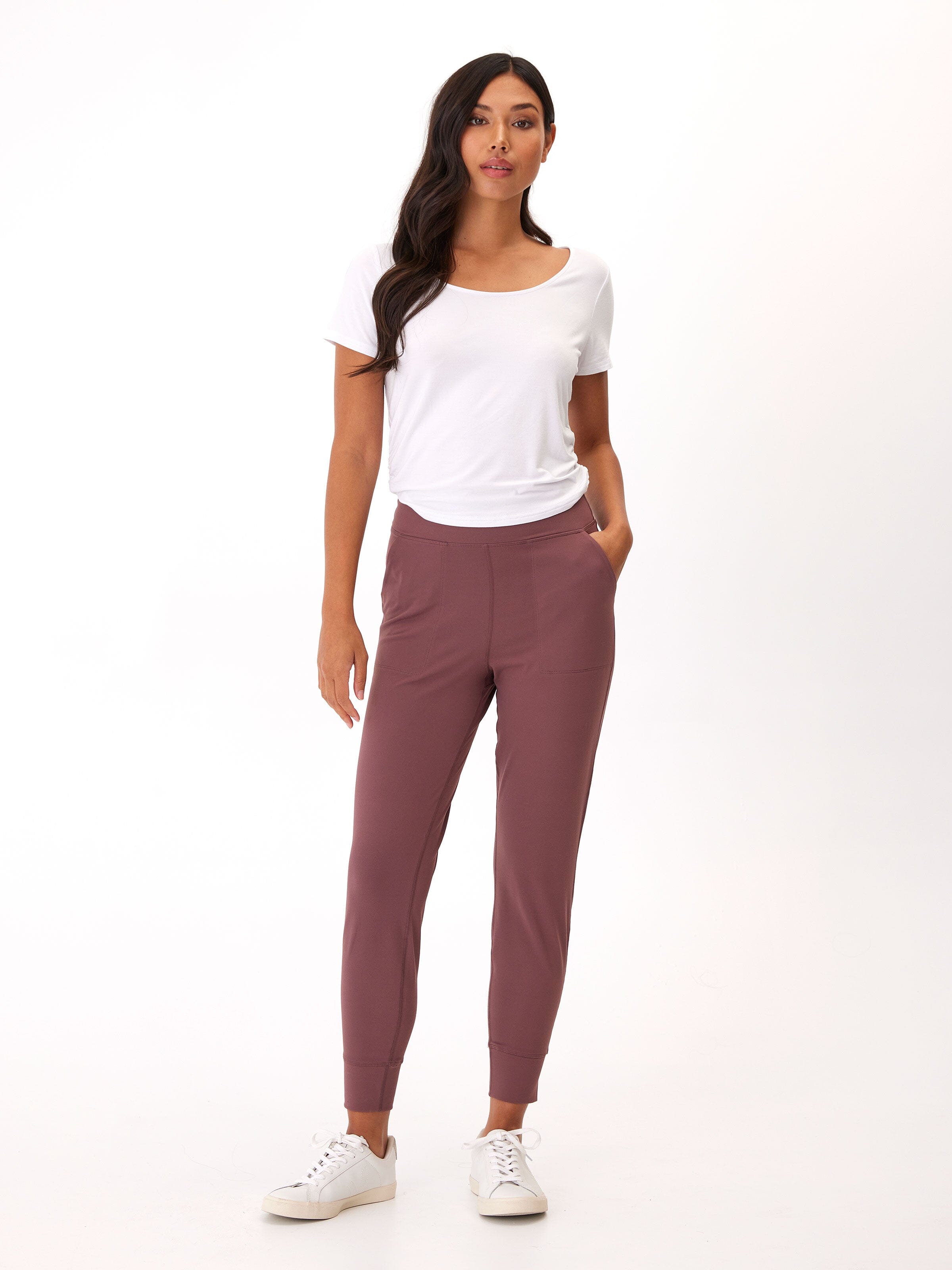 Lydia Jogger Women's High-Rise Tapered Athleisure Pants