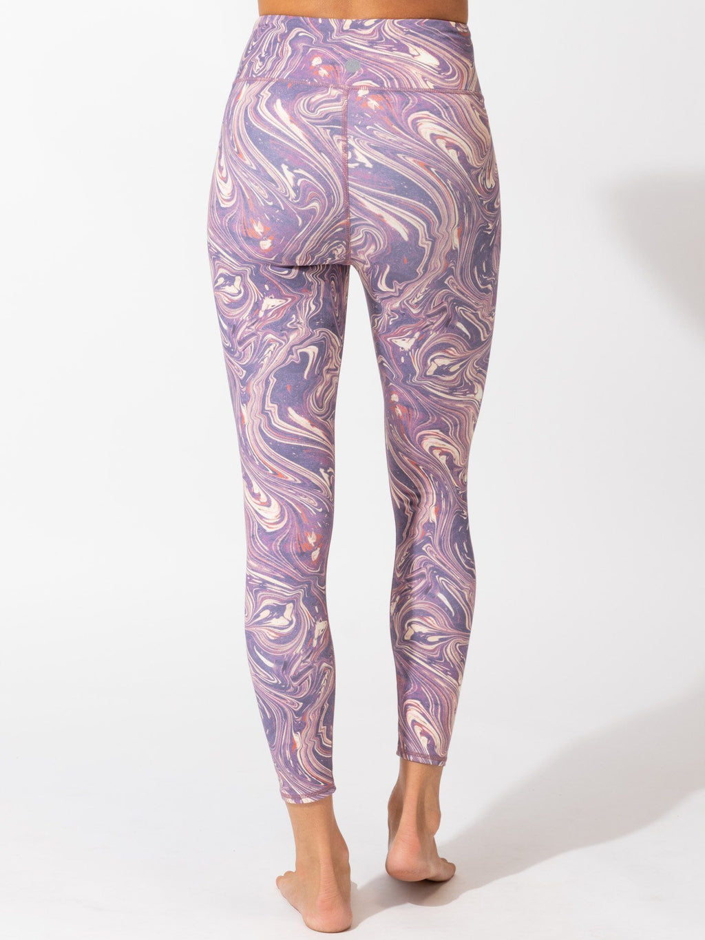 Jackie High-Rise 7/8 Legging in Marble Print - Eco Performance