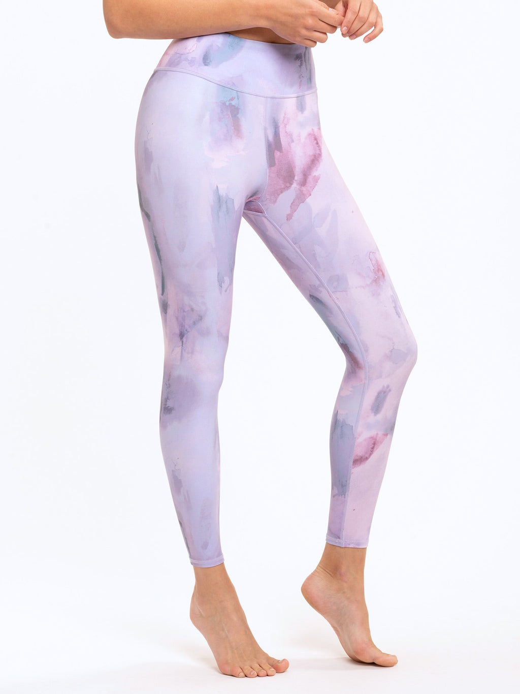 Jackie High Rise 7/8 Sport Legging 24 inch in Lavender