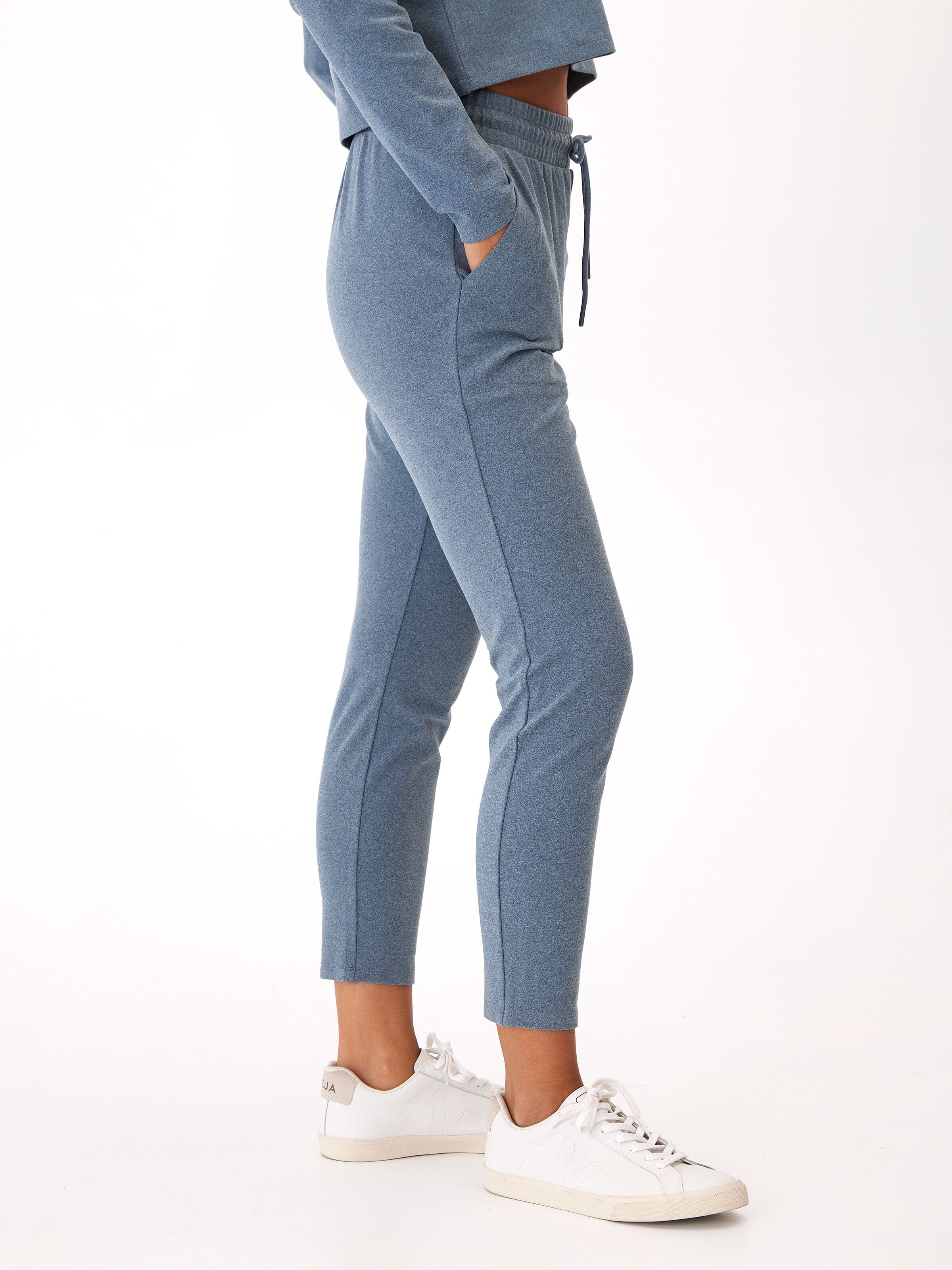 Lacey Luxe Fleece Joggers: Women's Relaxed Tapered Ankle Pants