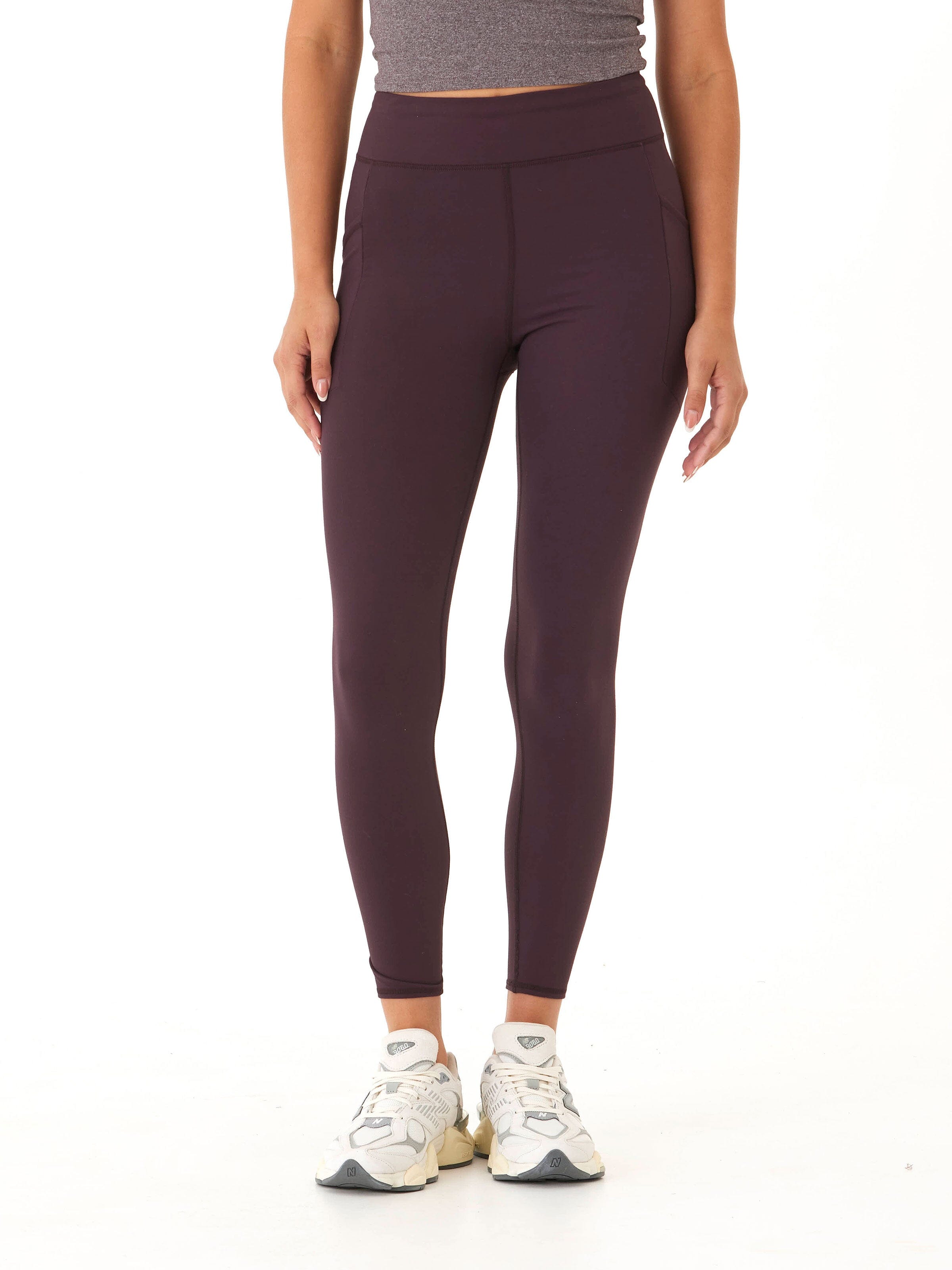 Elena High Rise 7/8 Legging with Pockets for Performance & Comfort