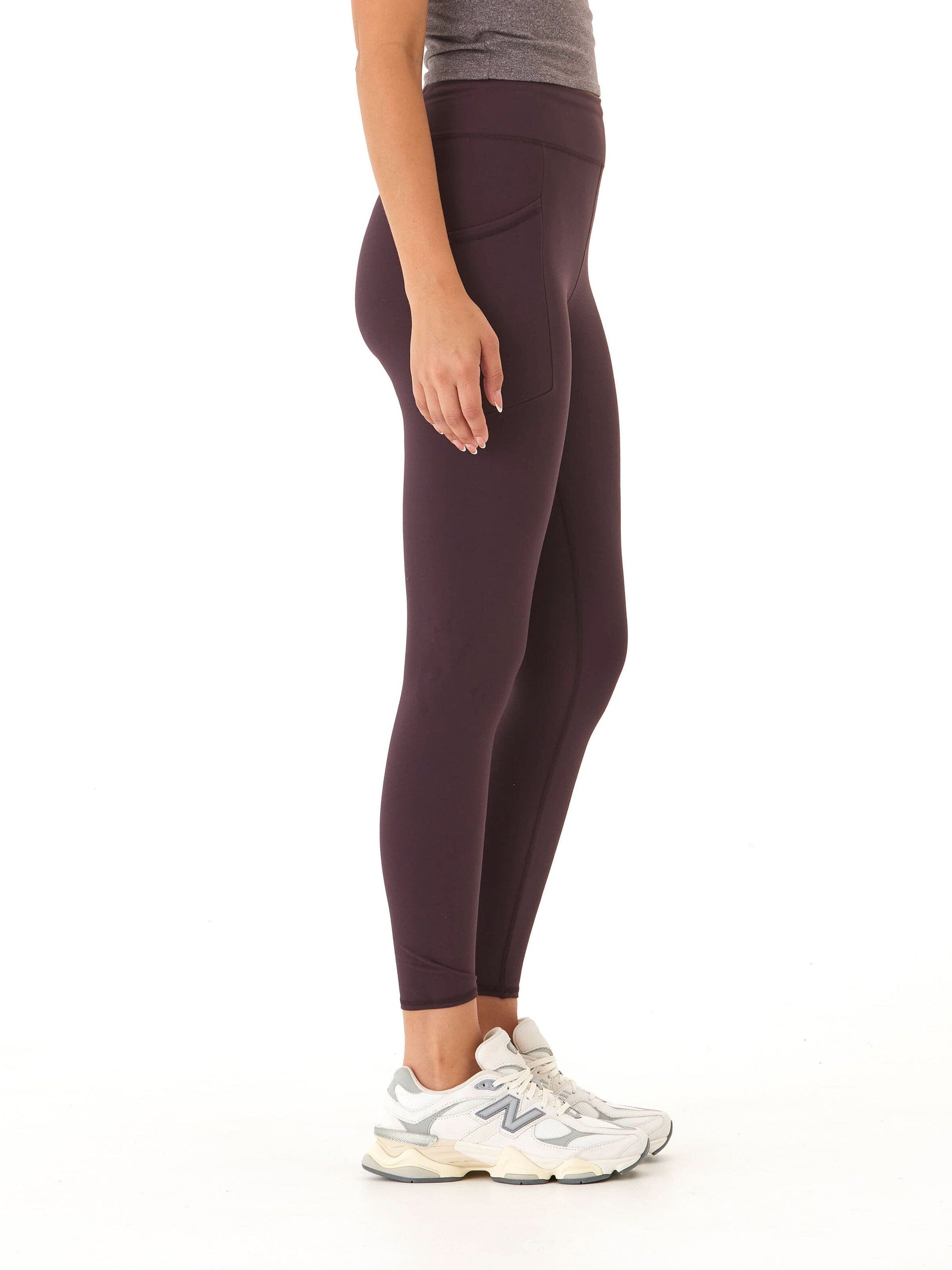 Elena High Rise 7/8 Legging with Pockets for Performance & Comfort