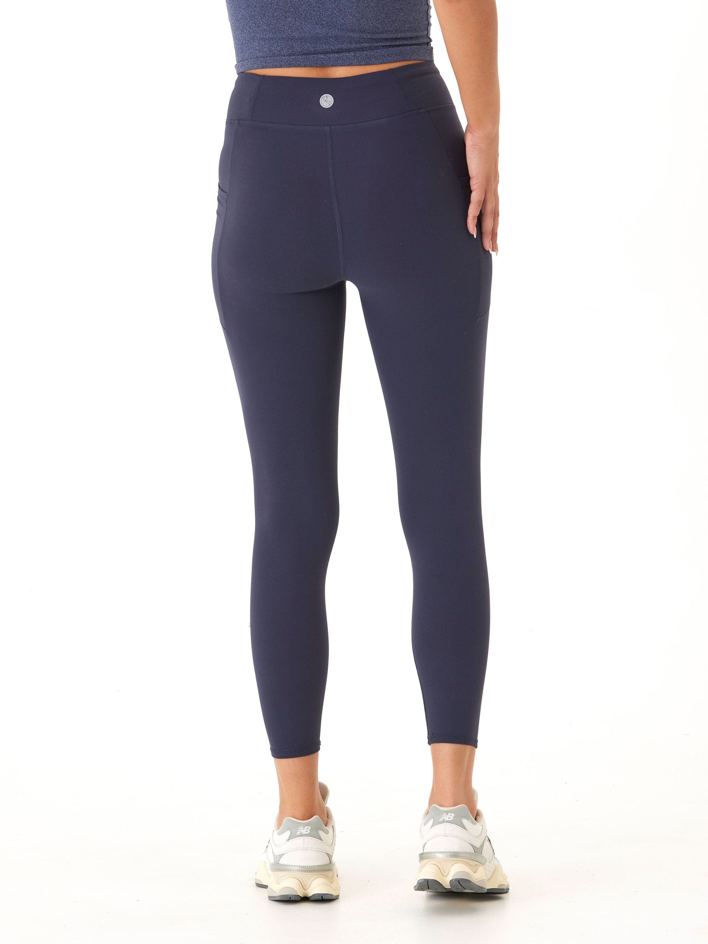 Elena High Rise 7/8 Legging with Pockets for Performance & Comfort