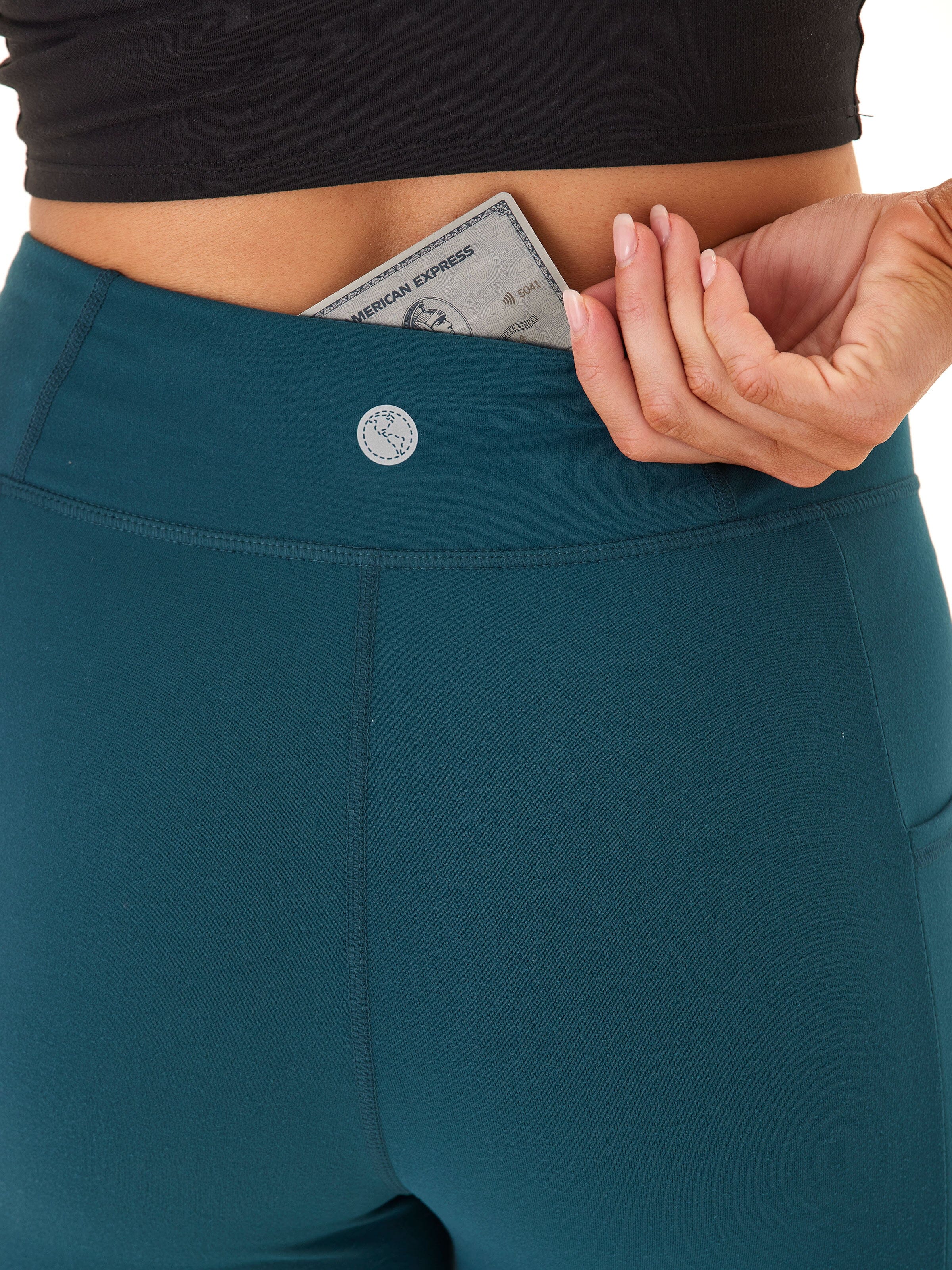 Elena High Rise 7/8 Leggings with Pockets for Workout & Yoga
