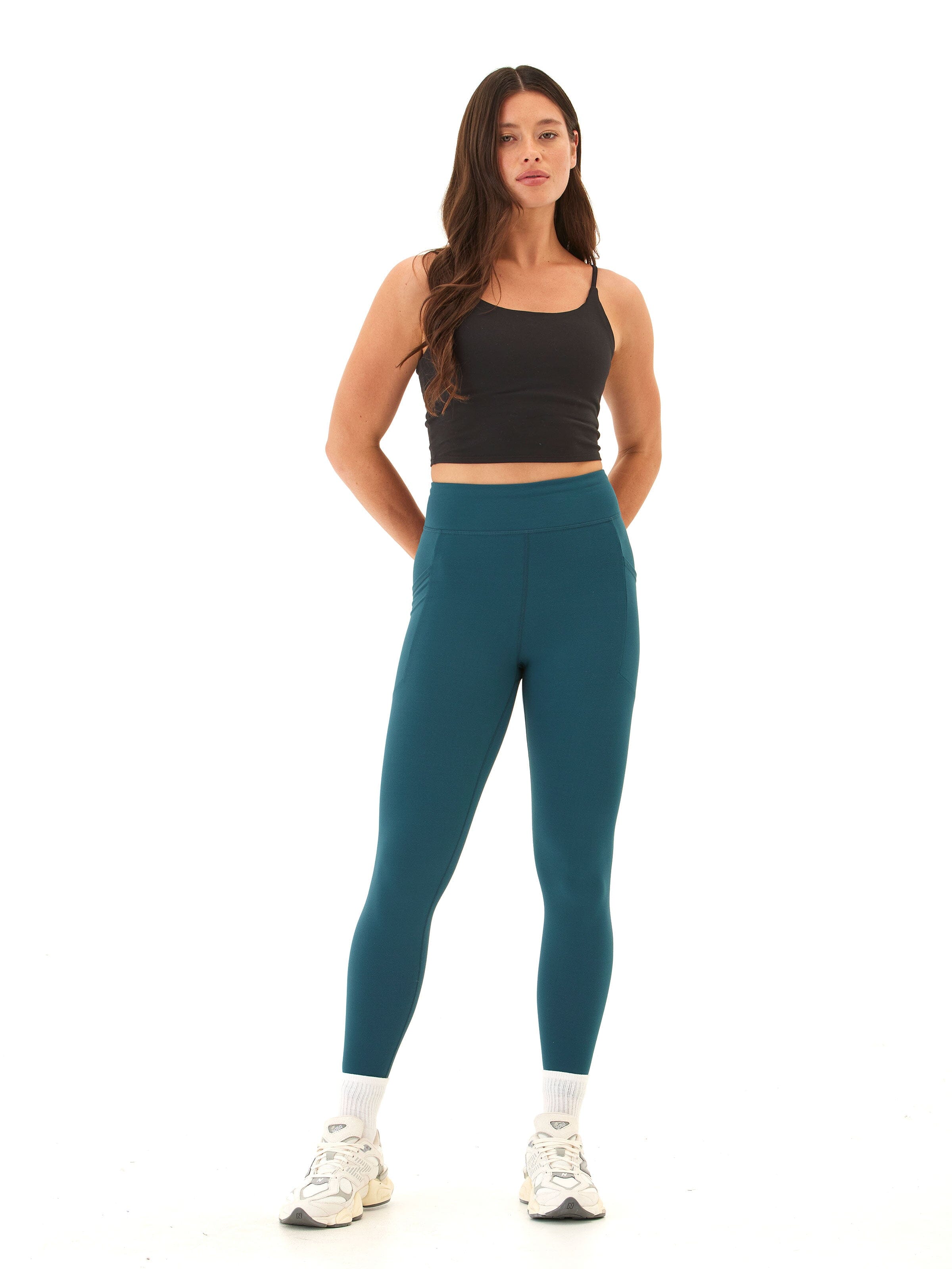 Elena High Rise 7/8 Leggings with Pockets for Workout & Yoga