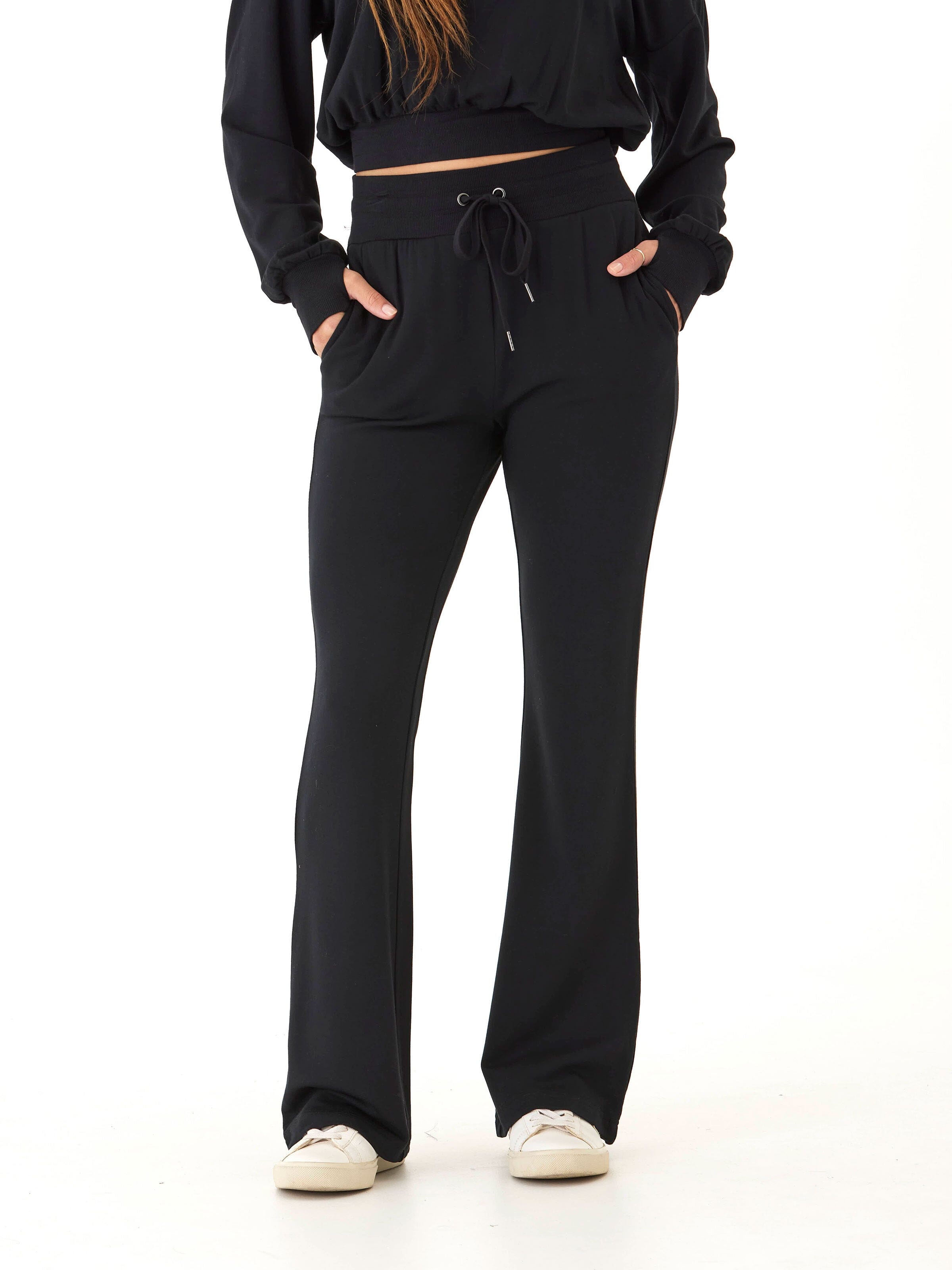 Feather Fleece Flare Hem Pant - Buttery Soft Wide Leg Loungewear