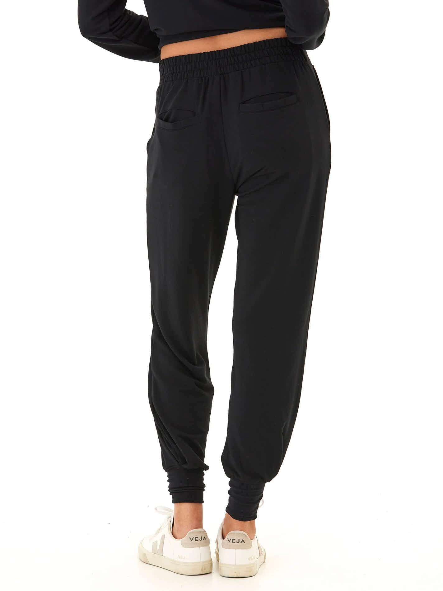 Modal Terry Tulip-Hem Jogger with Elastic Waist for Comfort