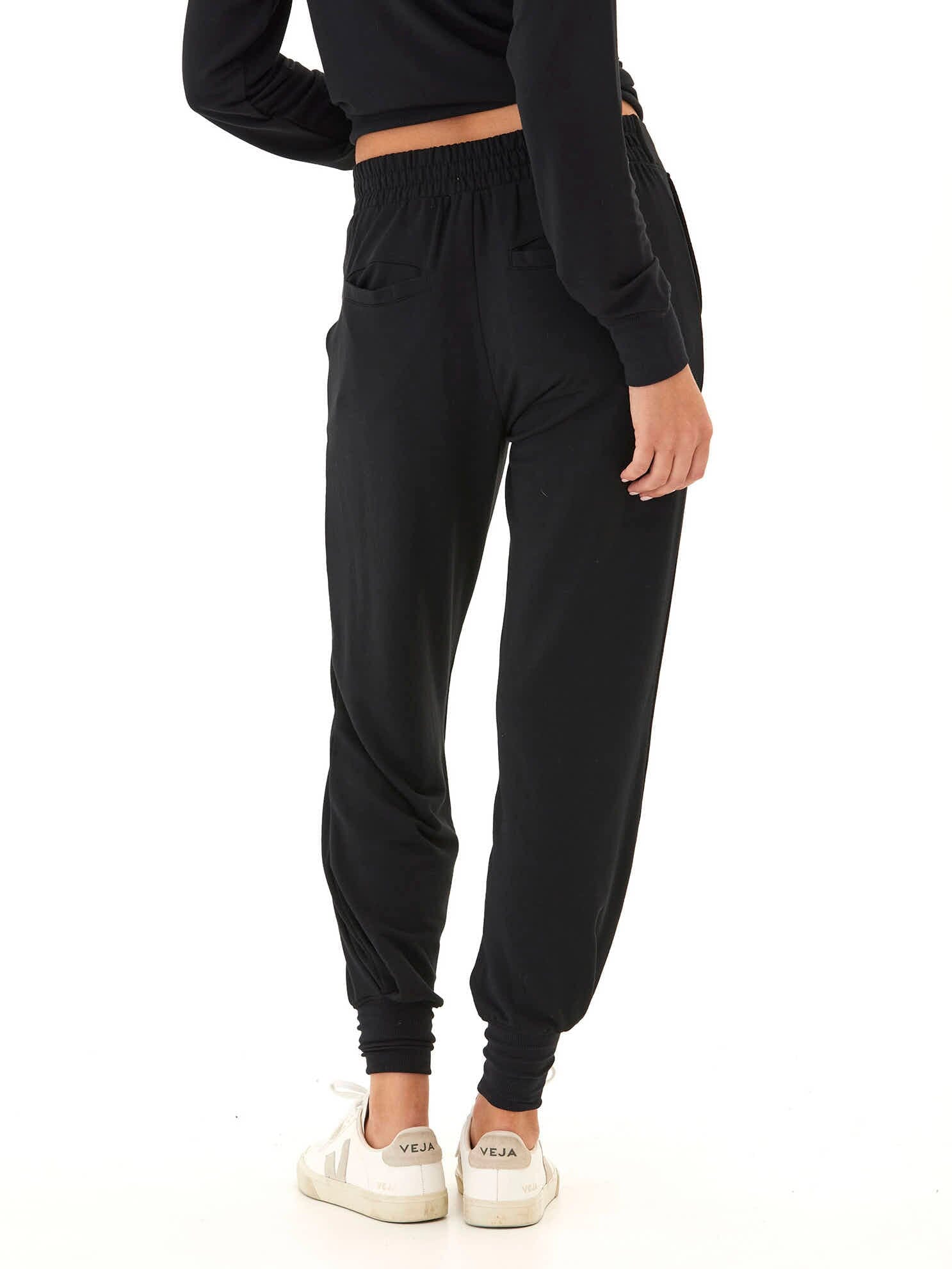 Modal Terry Tulip-Hem Jogger with Elastic Waist for Comfort