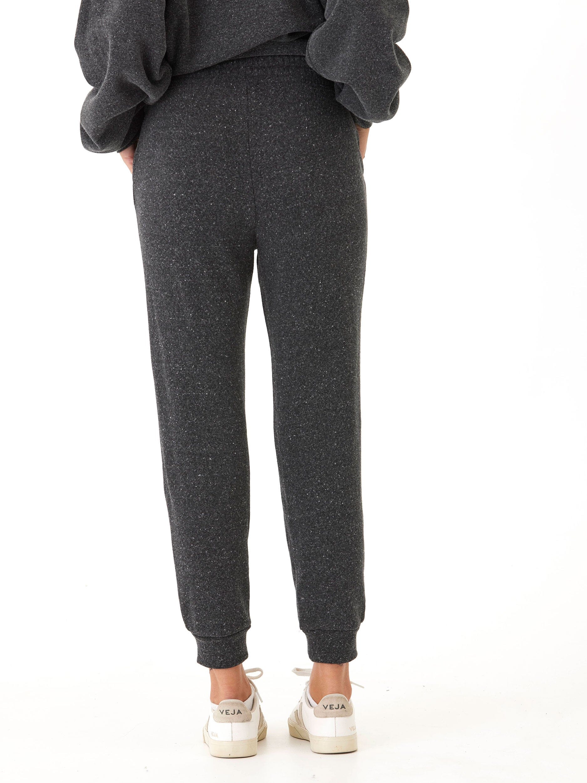 Women's Triblend Fleece Jogger Relaxed Fit Ankle Length Loungewear