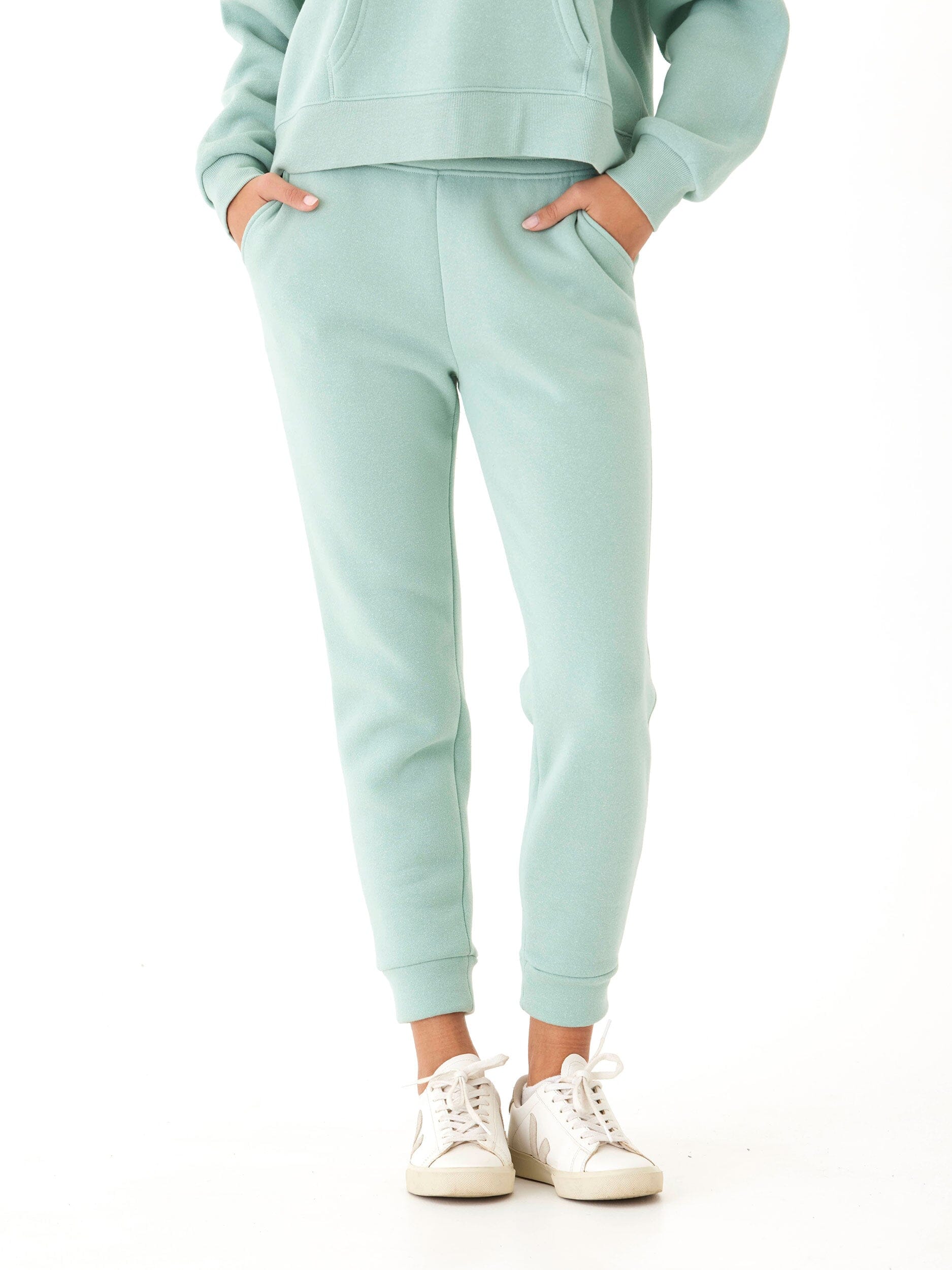 Rowena Triblend Fleece Jogger: Relaxed Tapered Ankle Loungewear