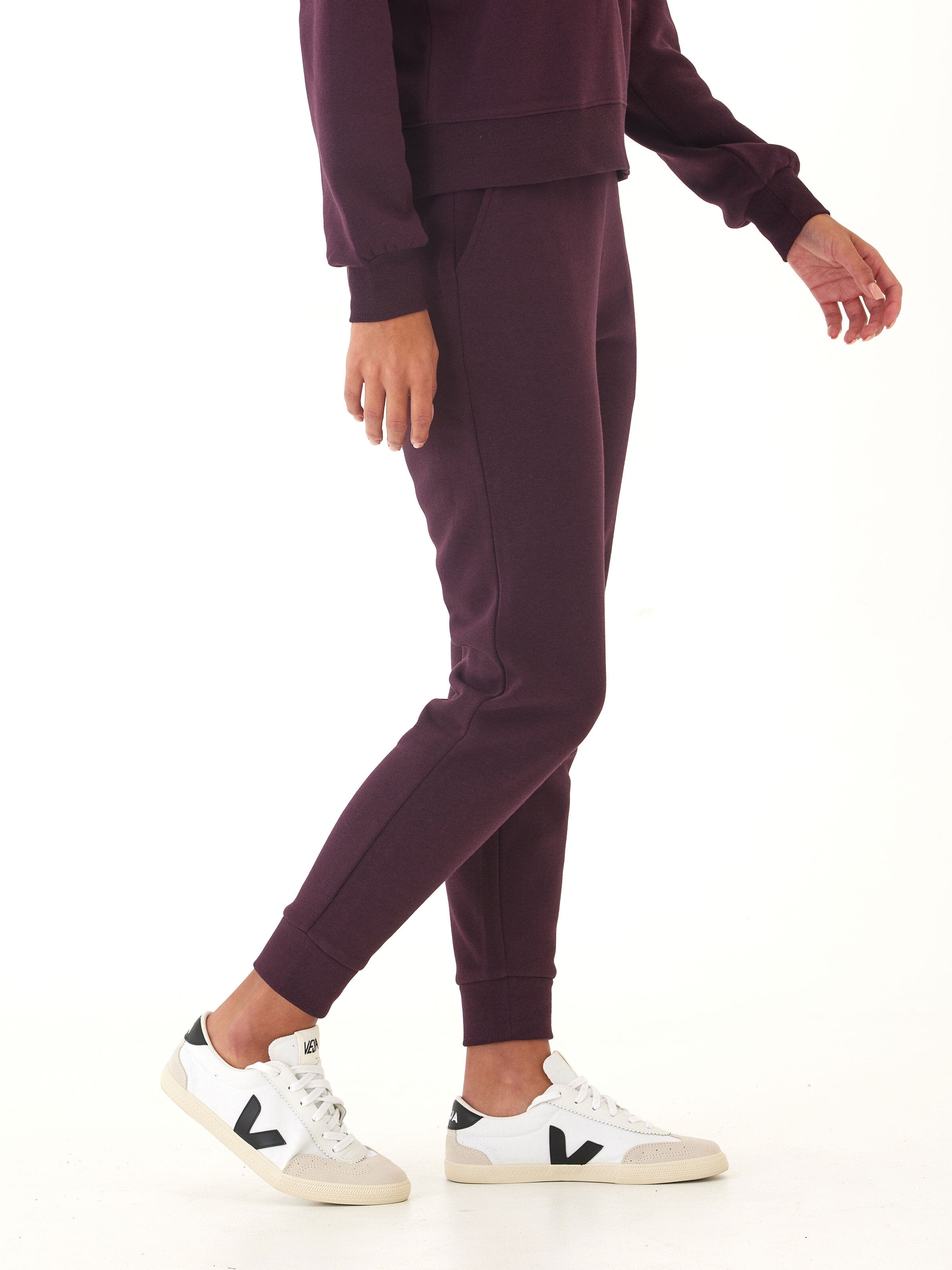 Women's Rowena Triblend Fleece Jogger, High-Rise Relaxed Ankle Pant