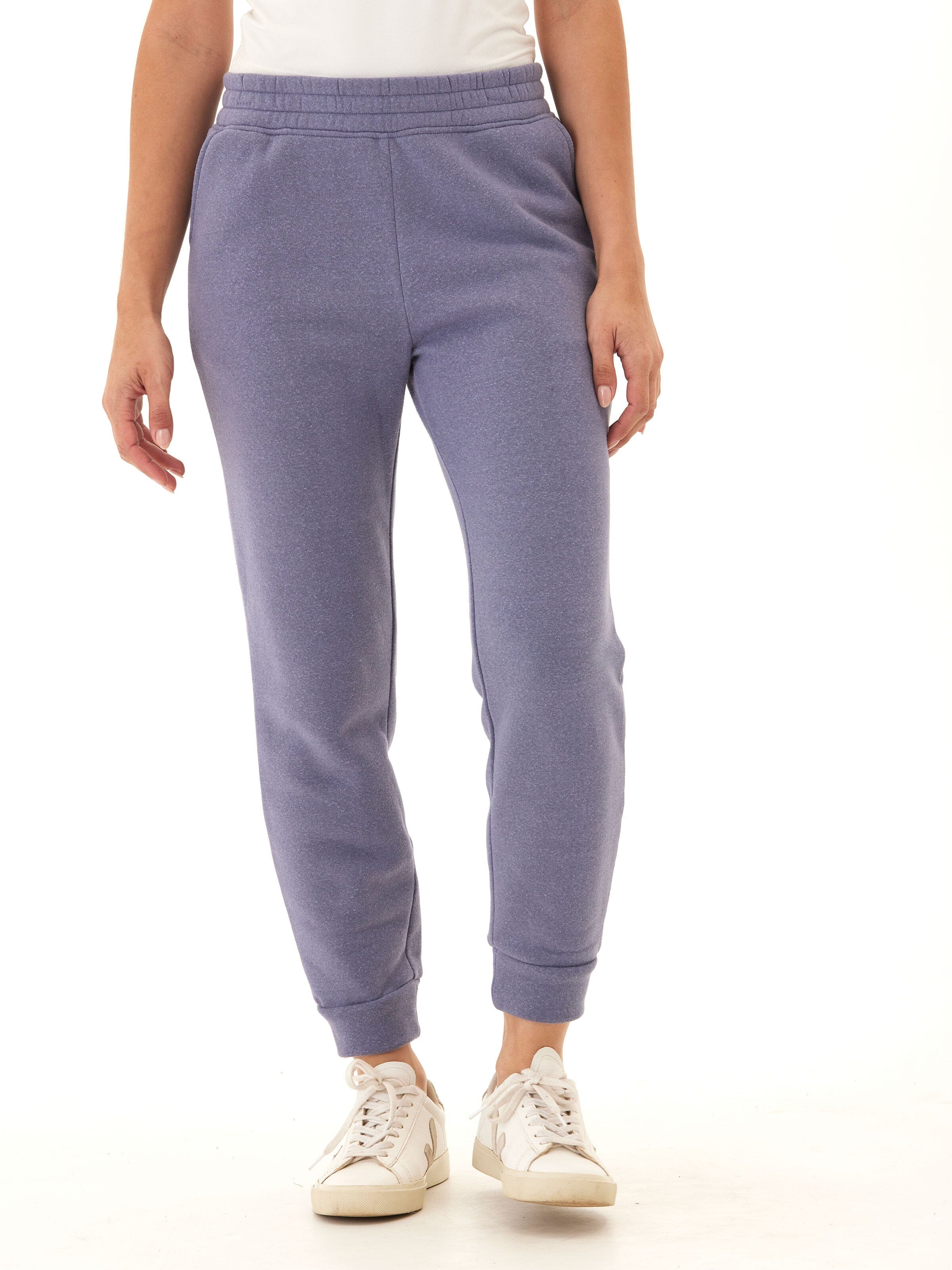 Rowena Triblend Fleece Jogger: Mid-Rise Relaxed Ankle Loungewear