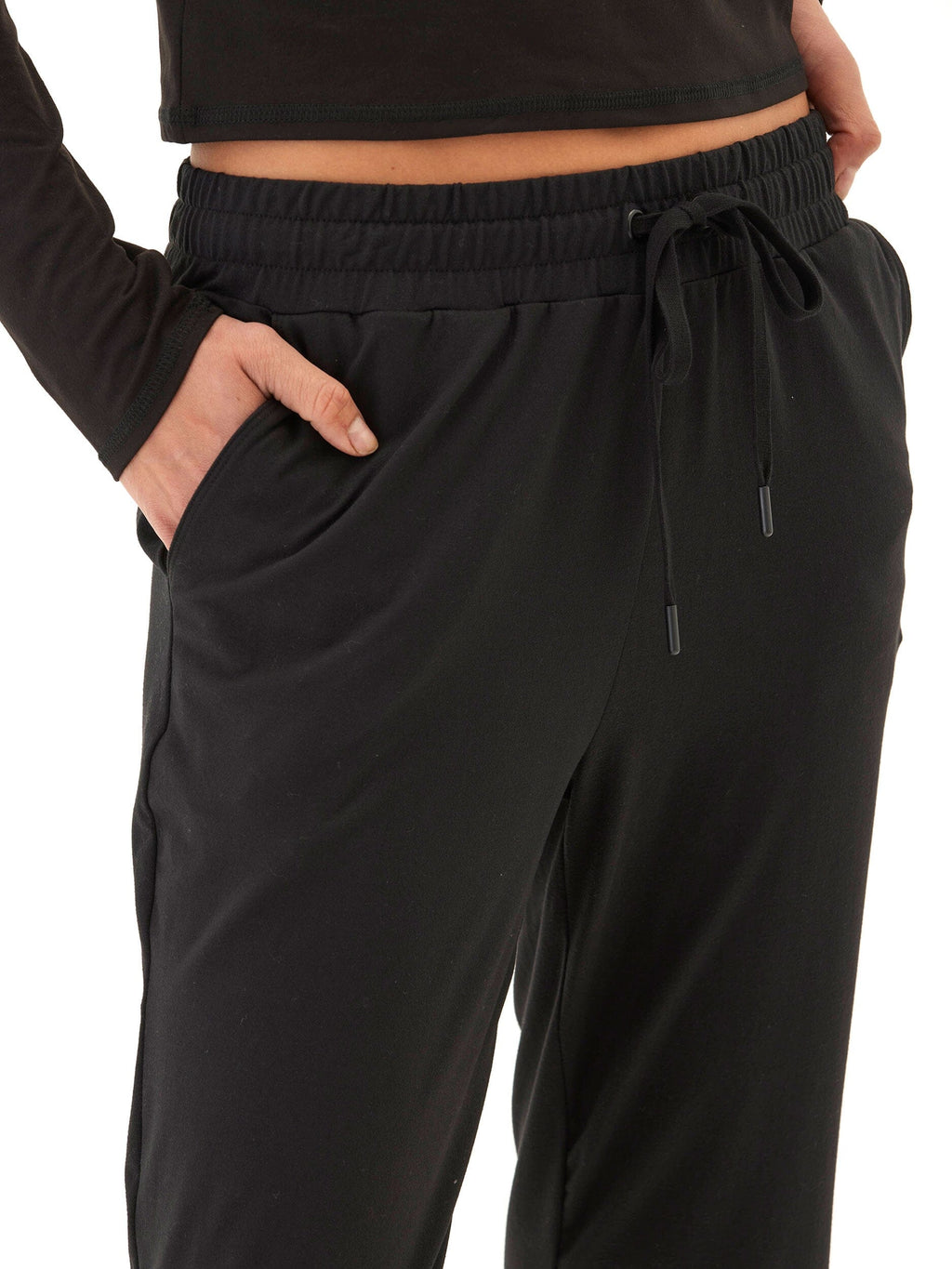 Lacey Luxe Jersey Pant Comfortable Athleisure Knit Trousers