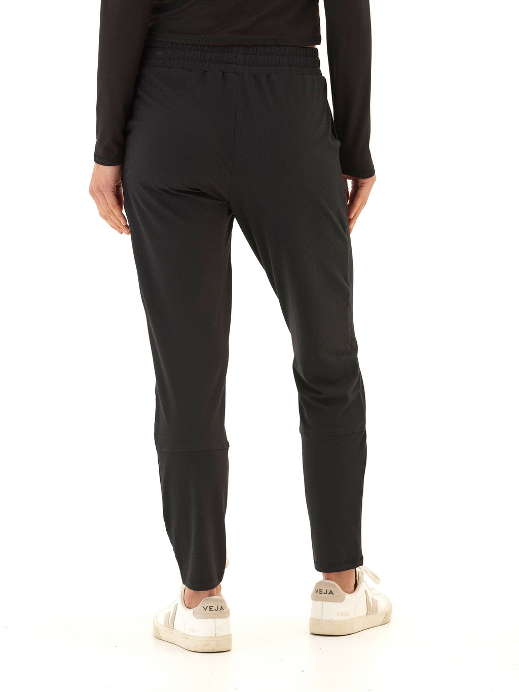 Lacey Luxe Jersey Pant Comfortable Athleisure Knit Trousers