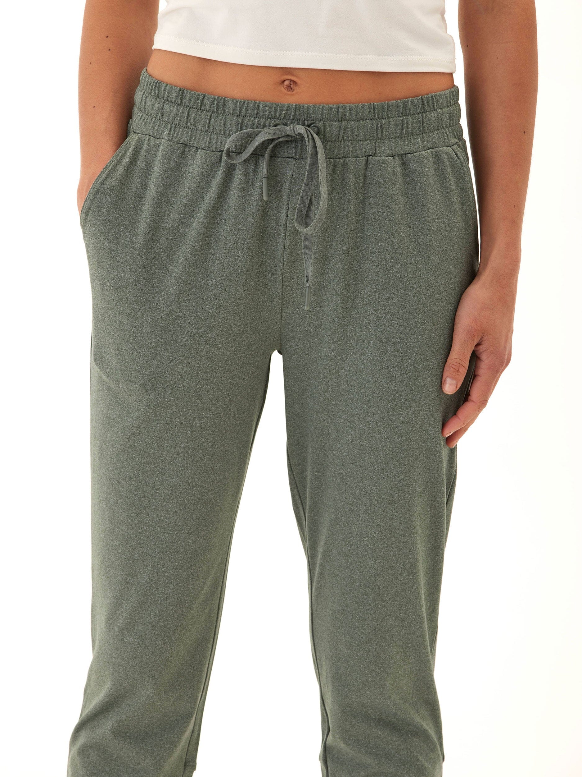 Lacey Luxe Jersey Pant Women’s Athleisure Minimalist Knit Pants