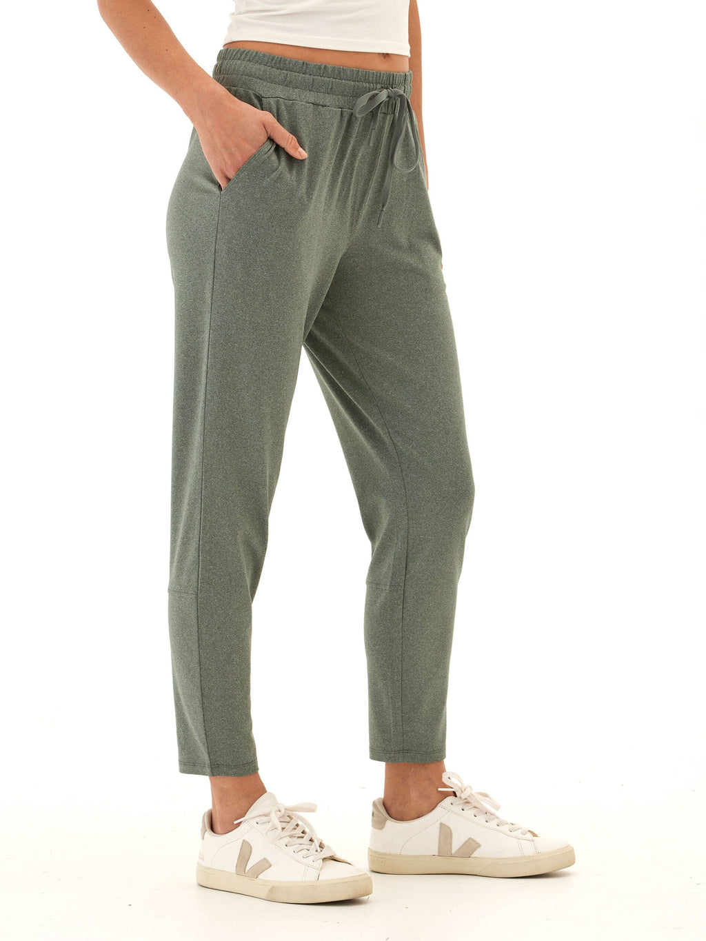 Lacey Luxe Jersey Pant Women’s Athleisure Minimalist Knit Pants