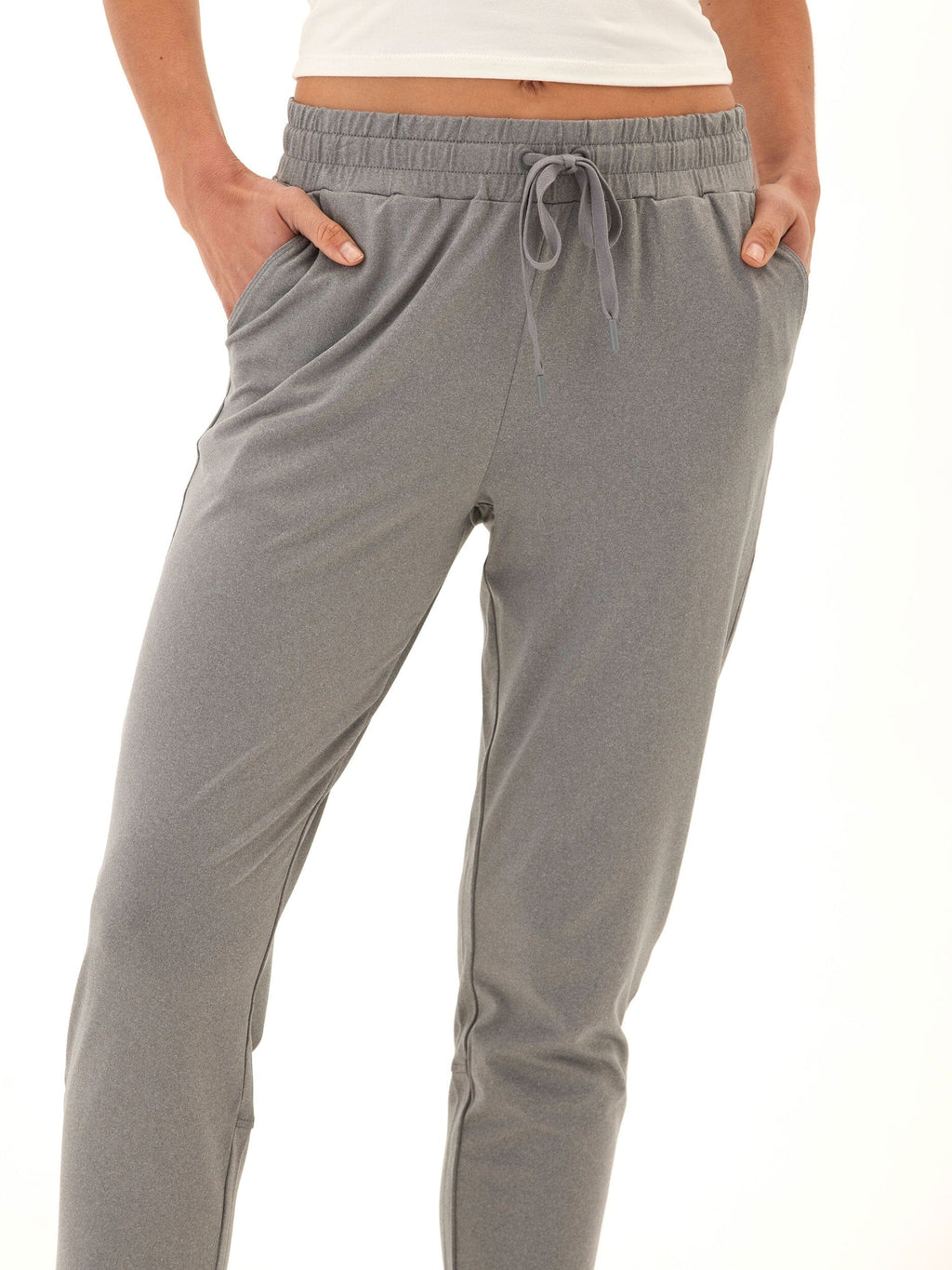 Lacey Luxe Women’s Jersey Pant in Grey