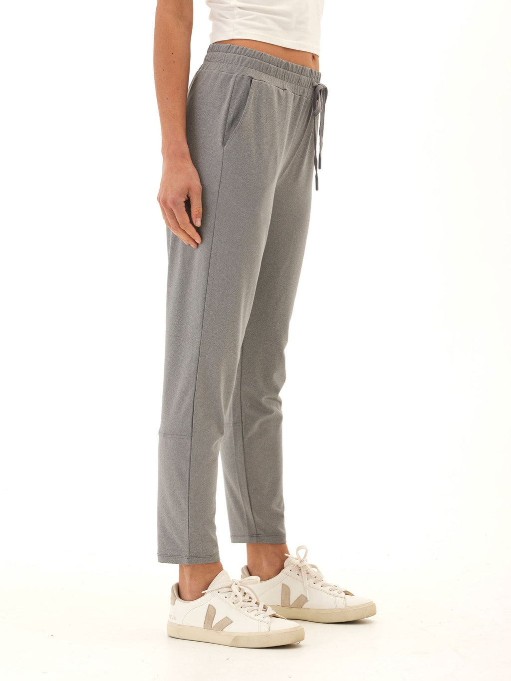 Lacey Luxe Women’s Jersey Pant in Grey